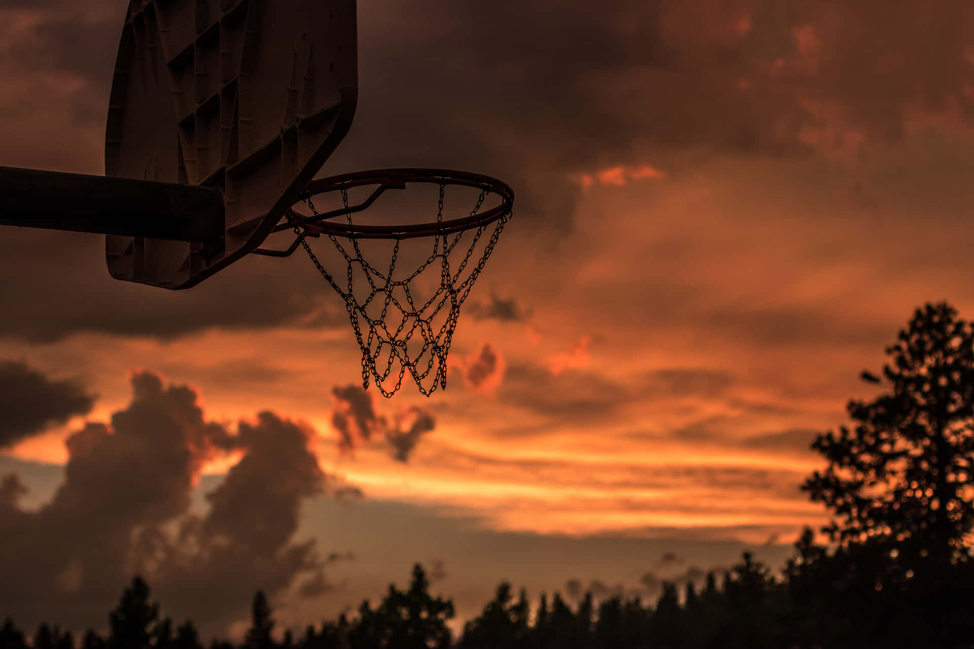 4k Basketball agtergrond — 4K basketbal Muurpapier