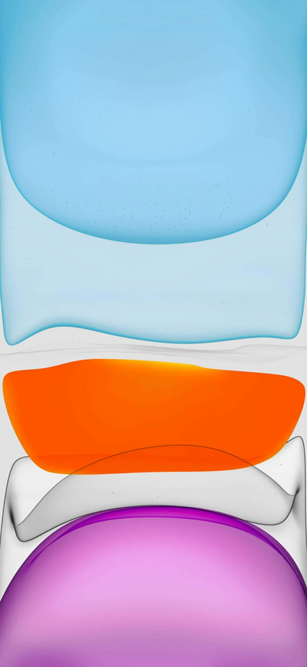 'n blou en oranje agtergrond Muurpapier