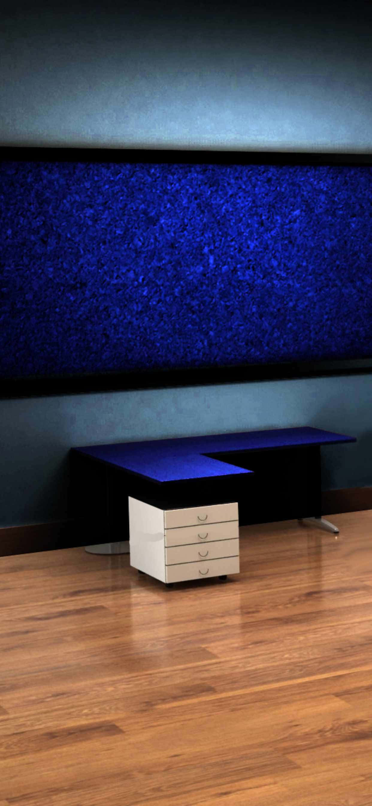'n blou muur Muurpapier