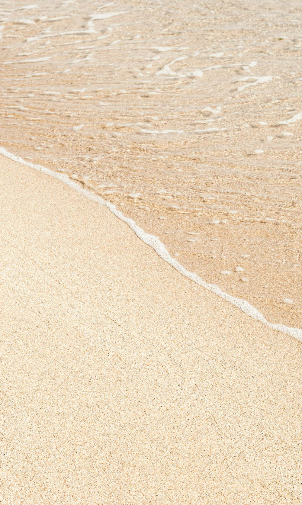 'n Elegante Sagte Beige-estetika Muurpapier