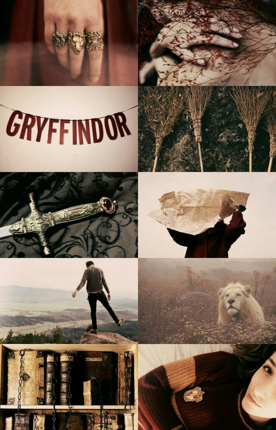 'n Estetiese Harry Potter-agtergrond Muurpapier