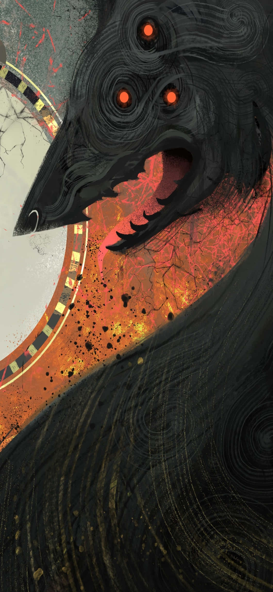 'n Fantasiewêreld van Avontuur Wag op Jou met die iPhone Xs en Dragon Age Inquisition Muurpapier