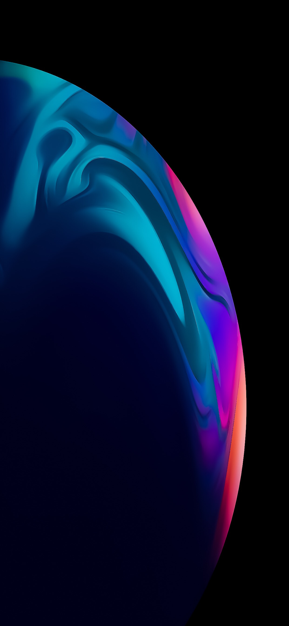'n Gesofistikeerde iPhone XR wat 'n elegante en lewendige abstrakte ontwerp op sy skerm vertoon. Muurpapier