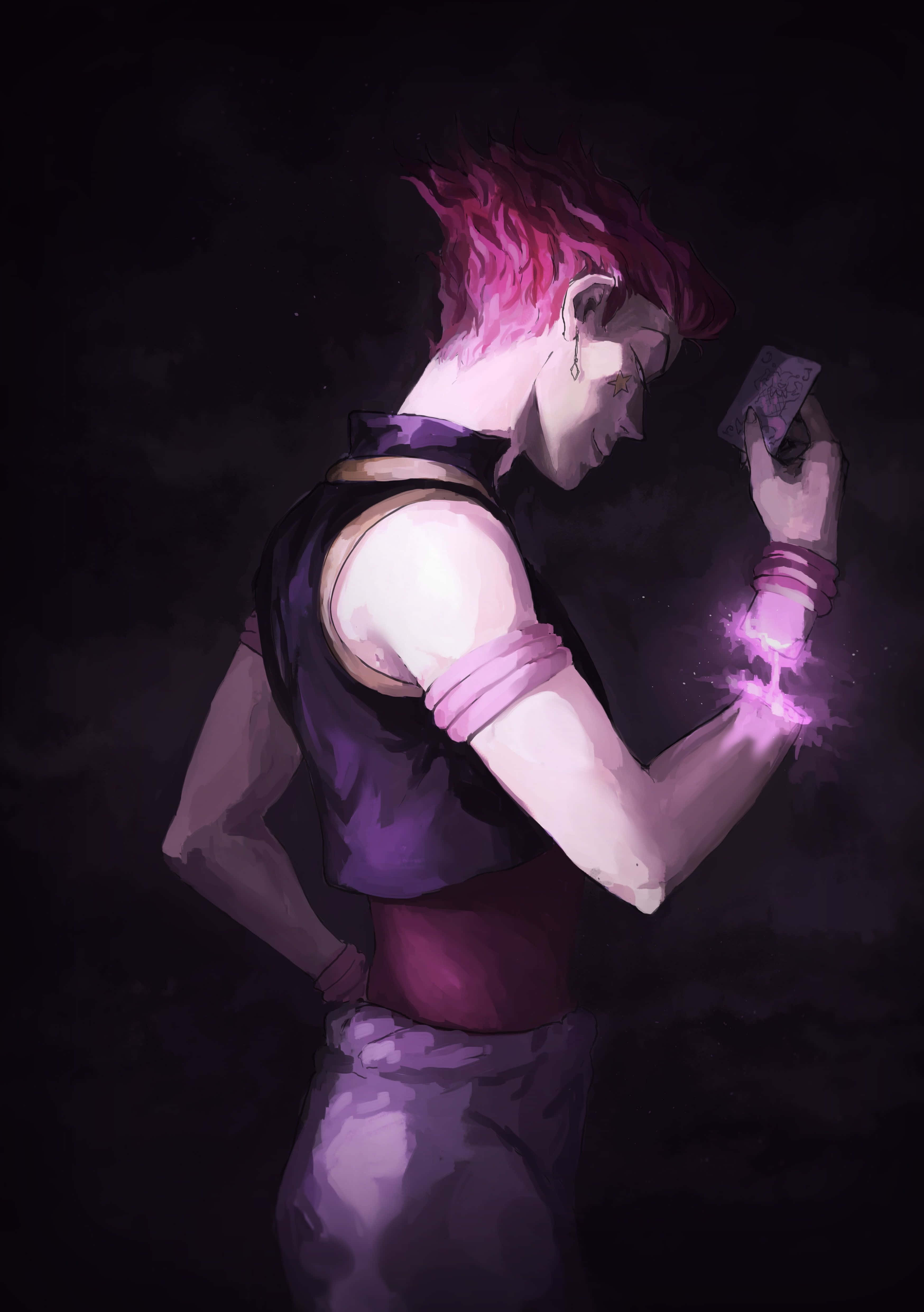 'n Glimp van Hisoka se Krag Muurpapier