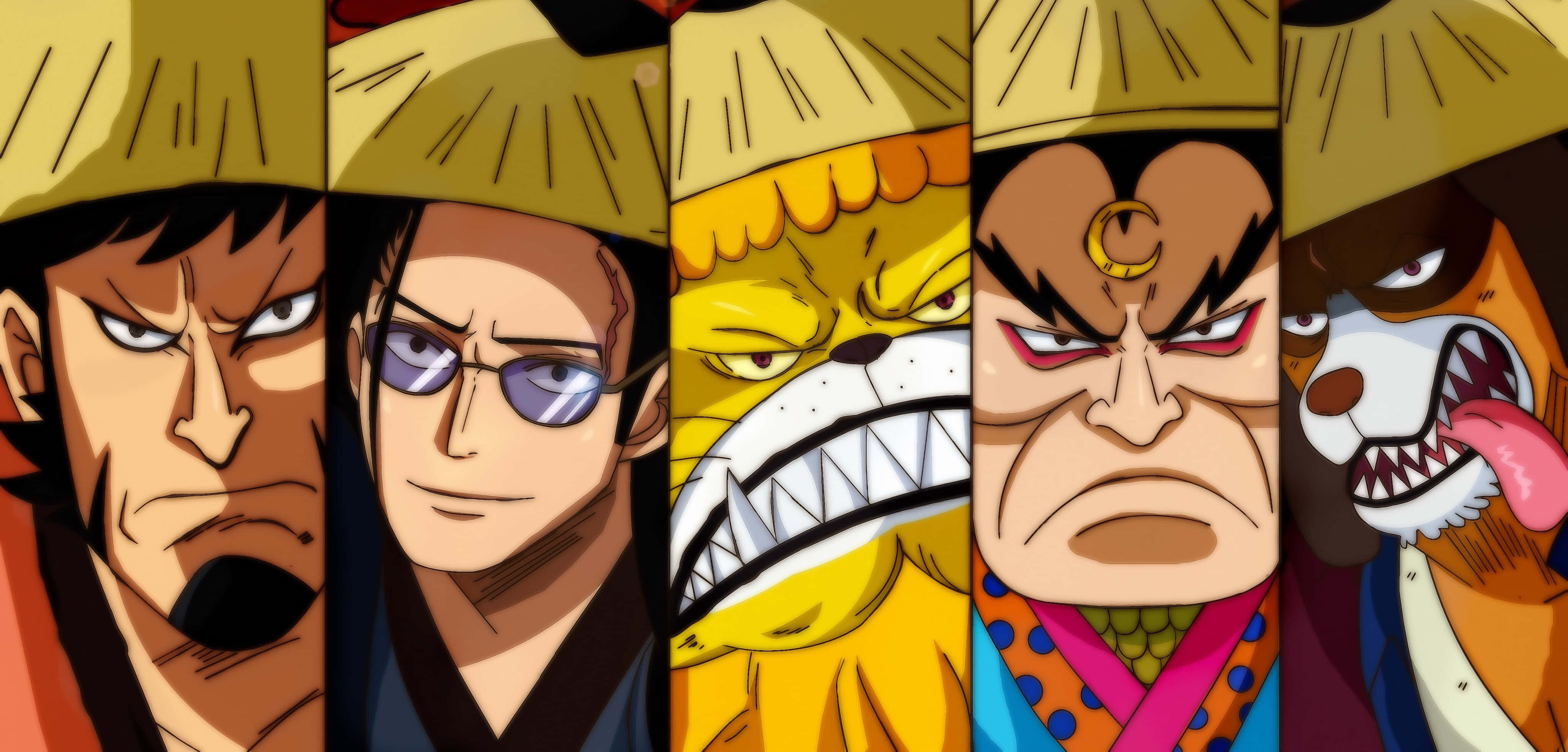 'n Hoëdefinisie-agtergrond van die Gewilde Anime-reeks: One Piece Muurpapier