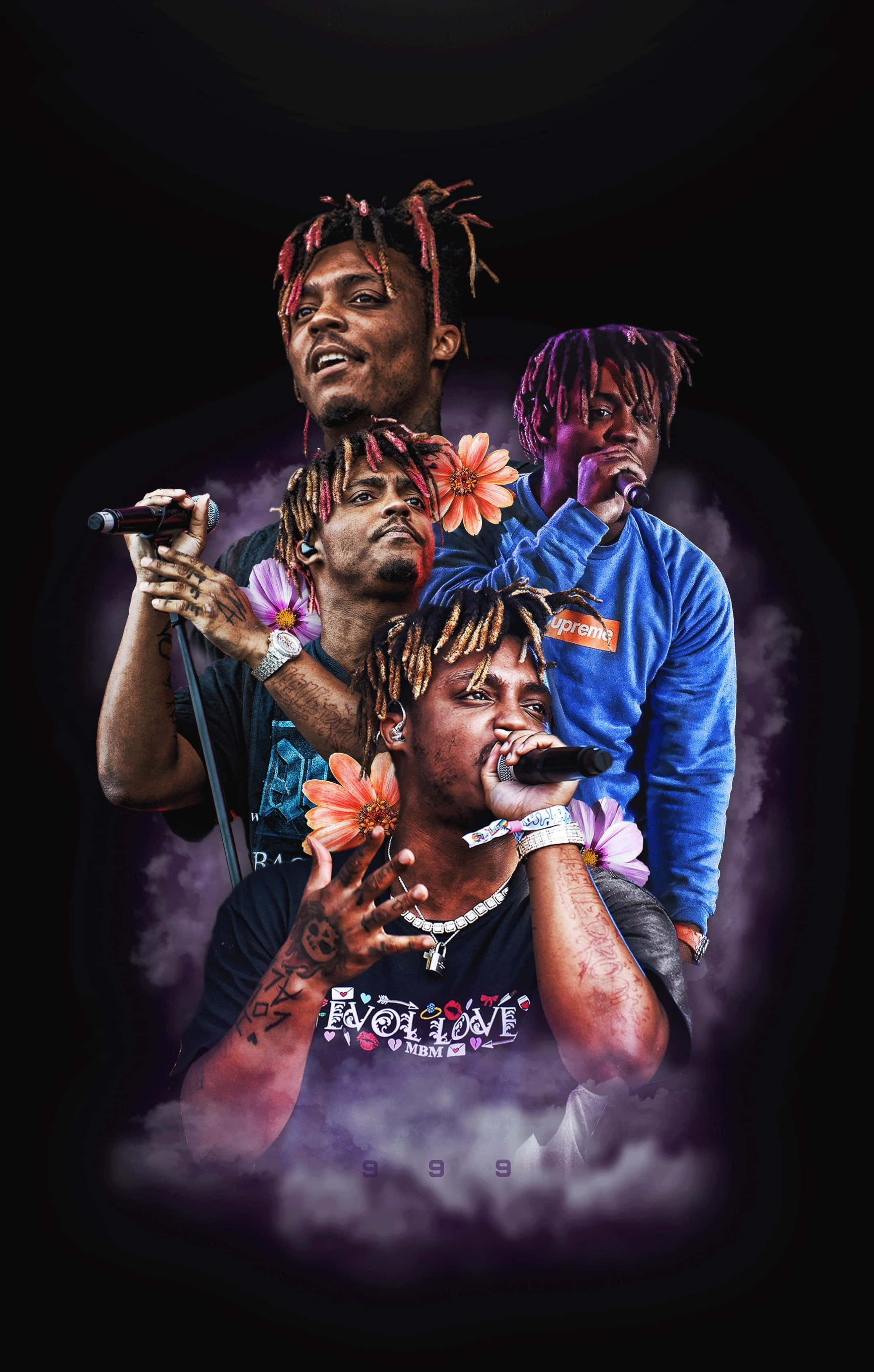 'n Huldeblyk aan wyle Juice Wrld, die meester van emo-rap Muurpapier