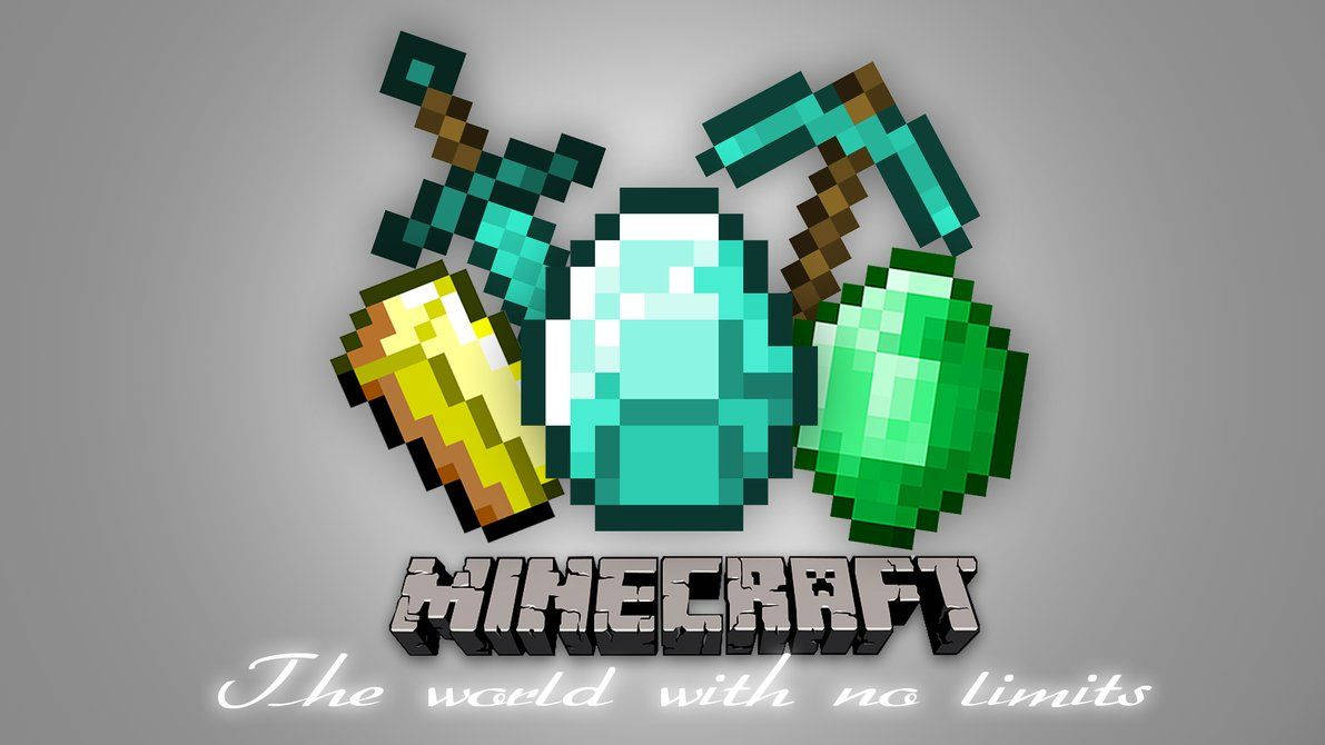 'n Keur van pixel-skate wat in Minecraft gevind word Muurpapier
