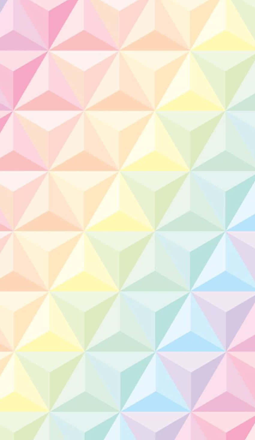 'n kleurvolle geometriese agtergrond met driehoeke Muurpapier