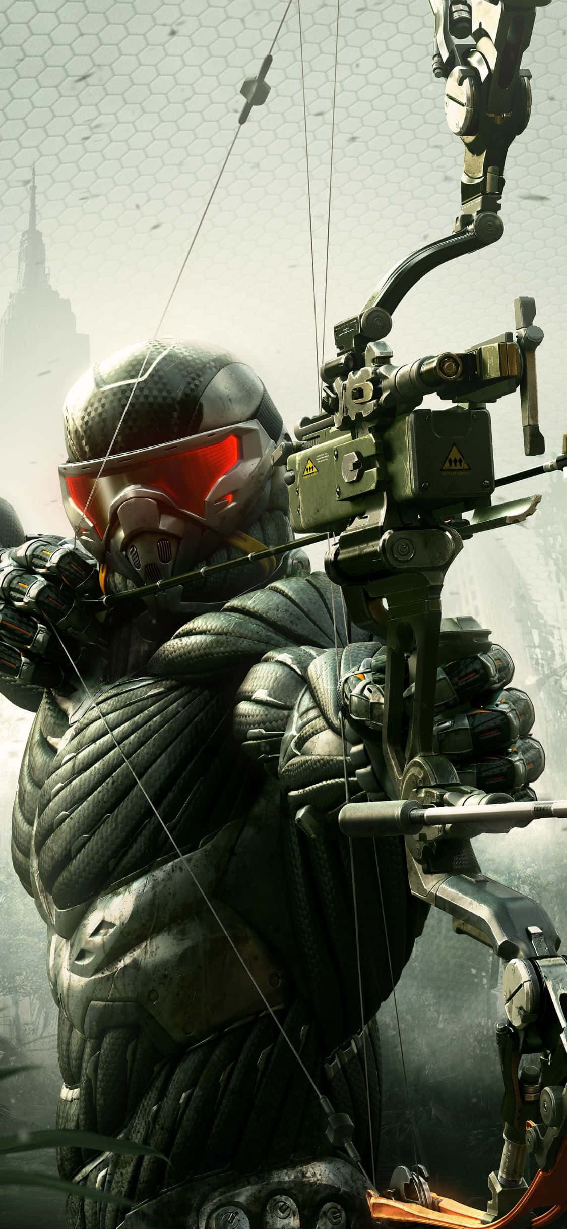 'n Kragtige Speletjie-ervaring Met iPhone X En Crysis 3 Muurpapier