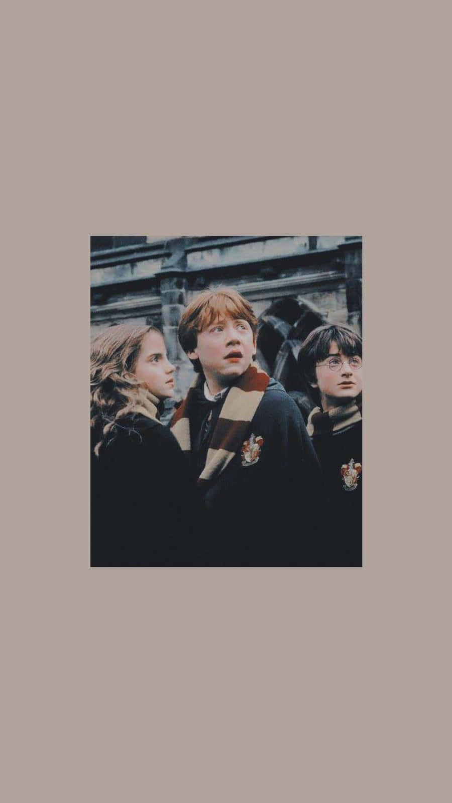 'n Kreatiewe weergawe van die magiese wêreld van Harry Potter Muurpapier