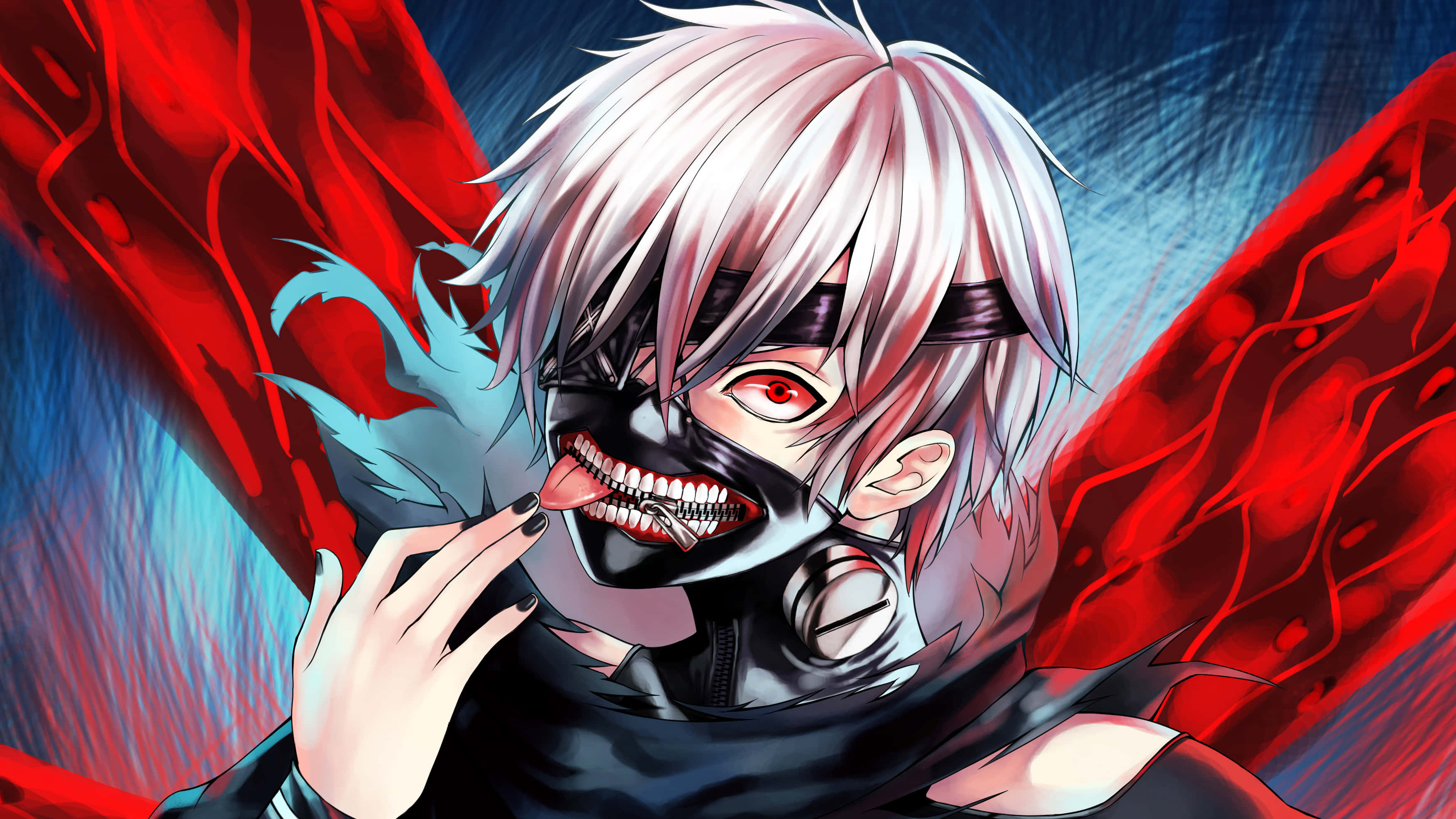 'n Kykie na die Angswekkende Wêreld van Tokyo Ghoul Muurpapier
