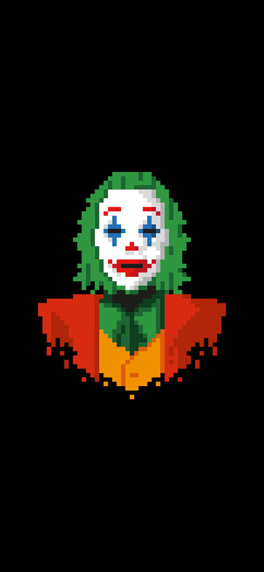 'n Lewendige en donker blik op die Joker-estetiek Muurpapier