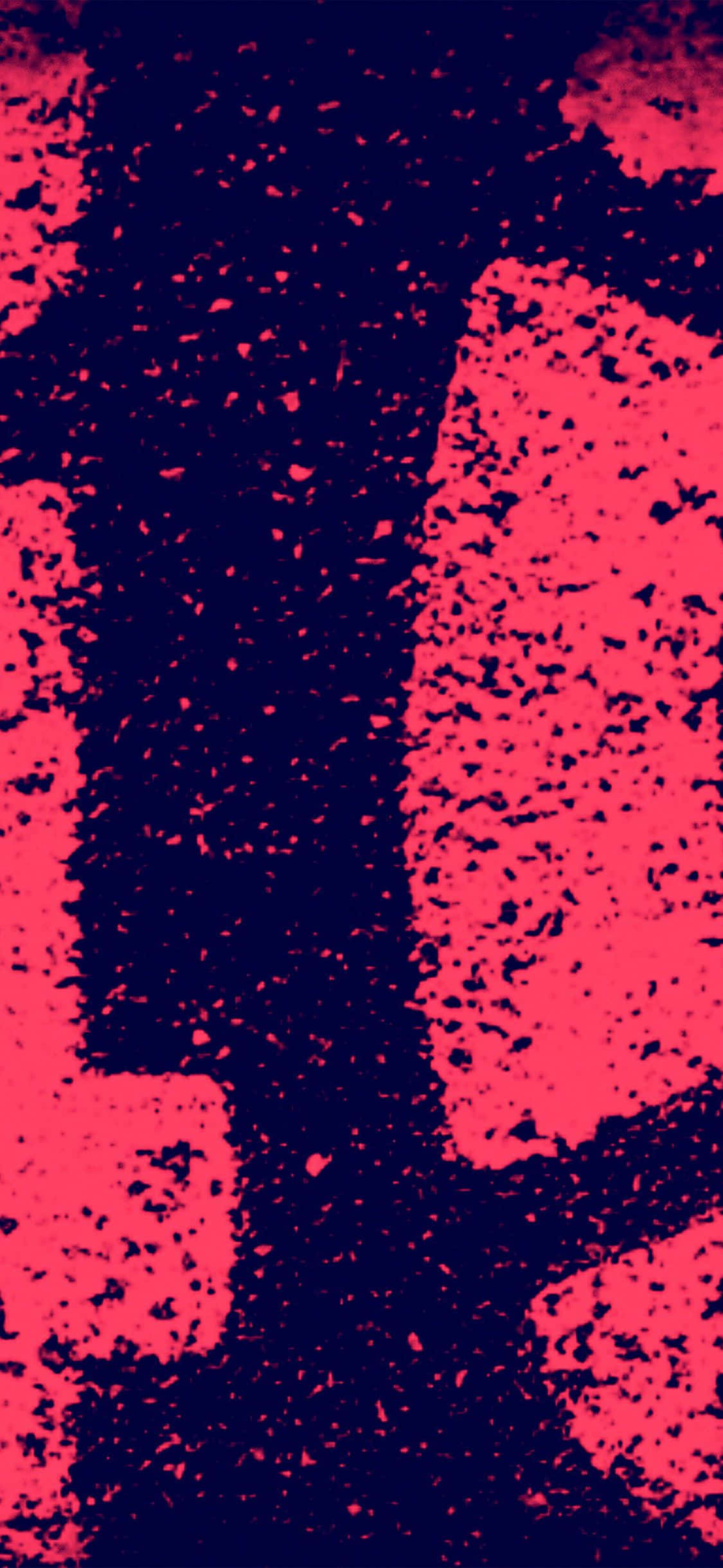 'n Lewendige rooi grunge agtergrond met vloeiende en abstrakte vorms Muurpapier
