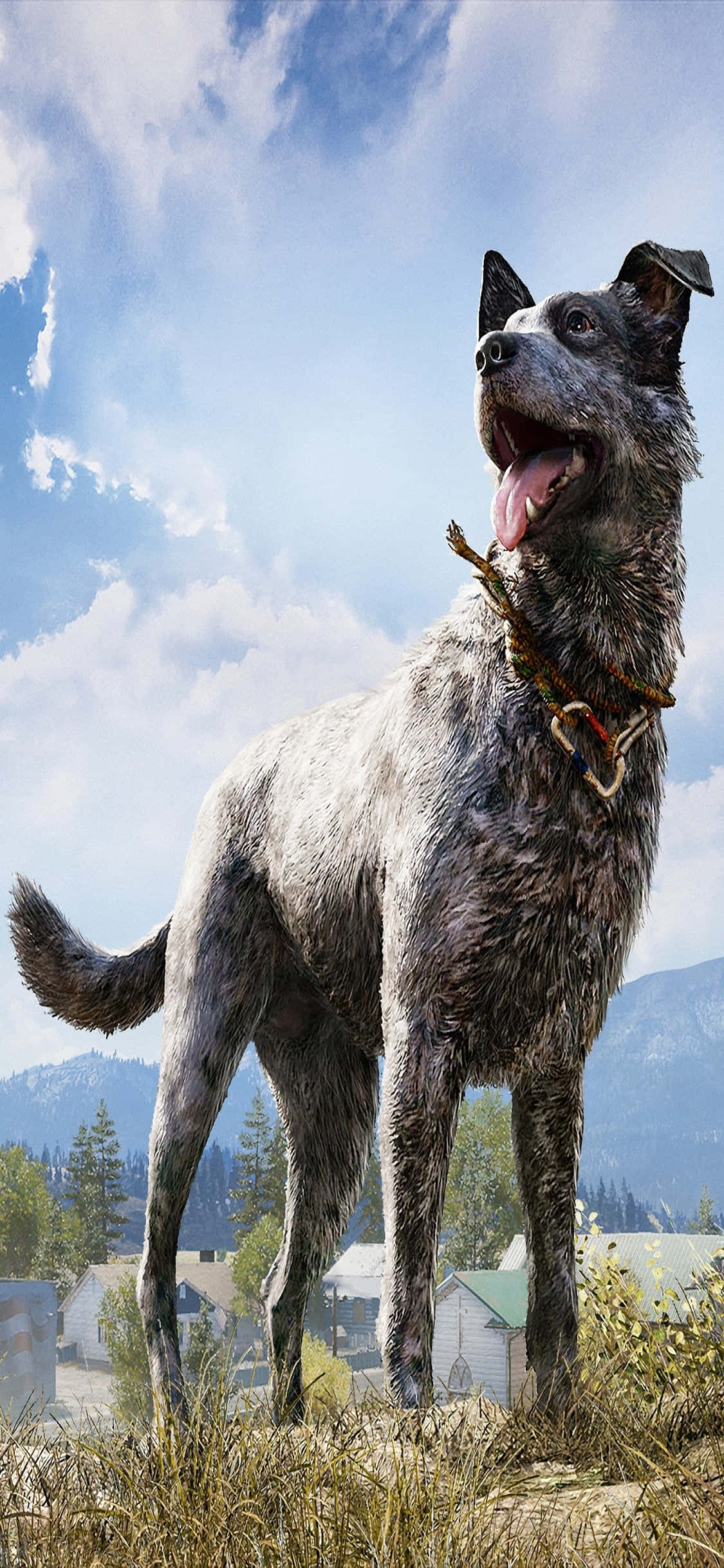'n Meeslepende speletjie-ervaring met die nuwe Apple iPhone Xs en Far Cry 5. Muurpapier