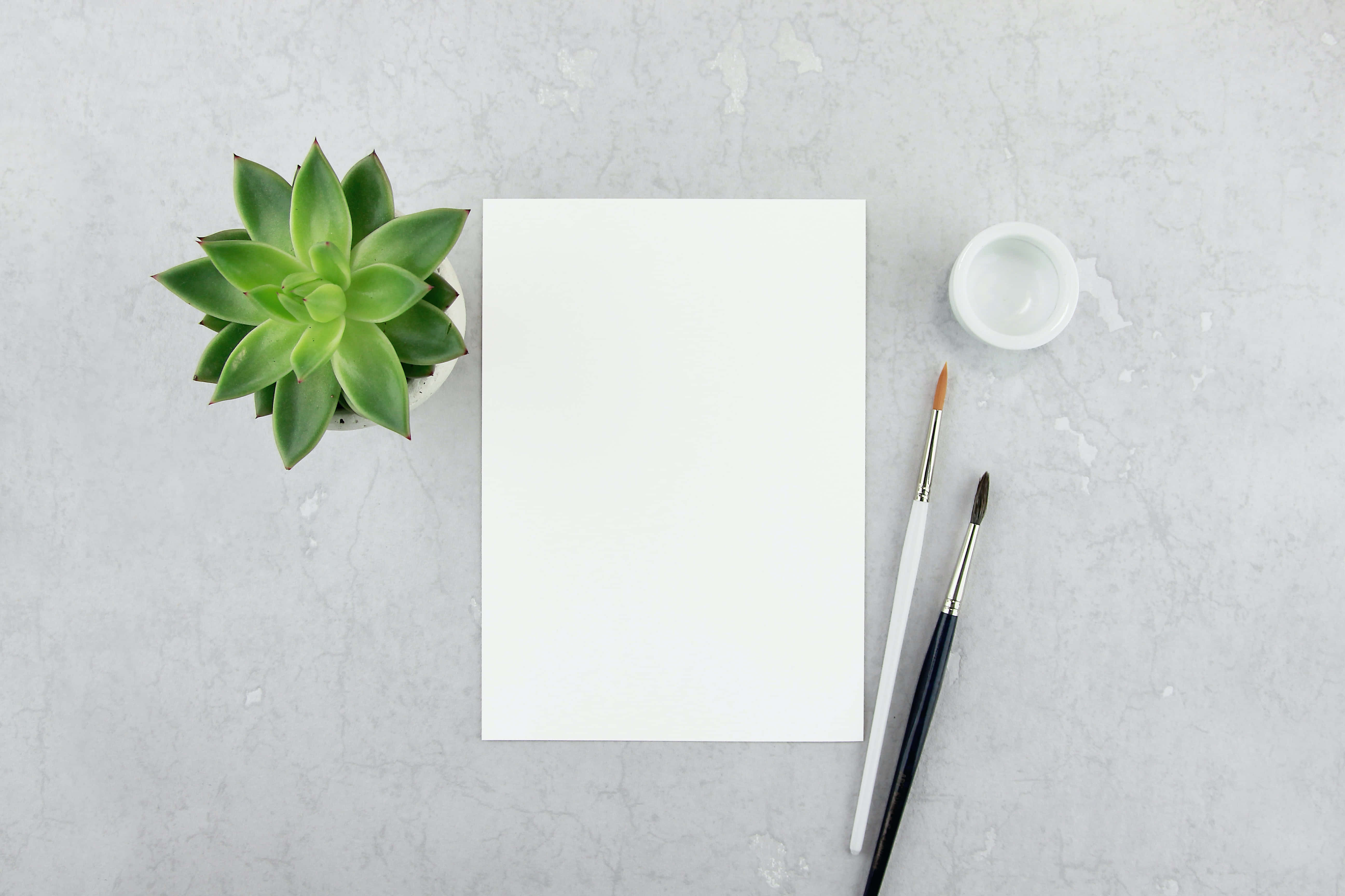 'n Minimalistiese redigeerbare mockup-agtergrond. Muurpapier