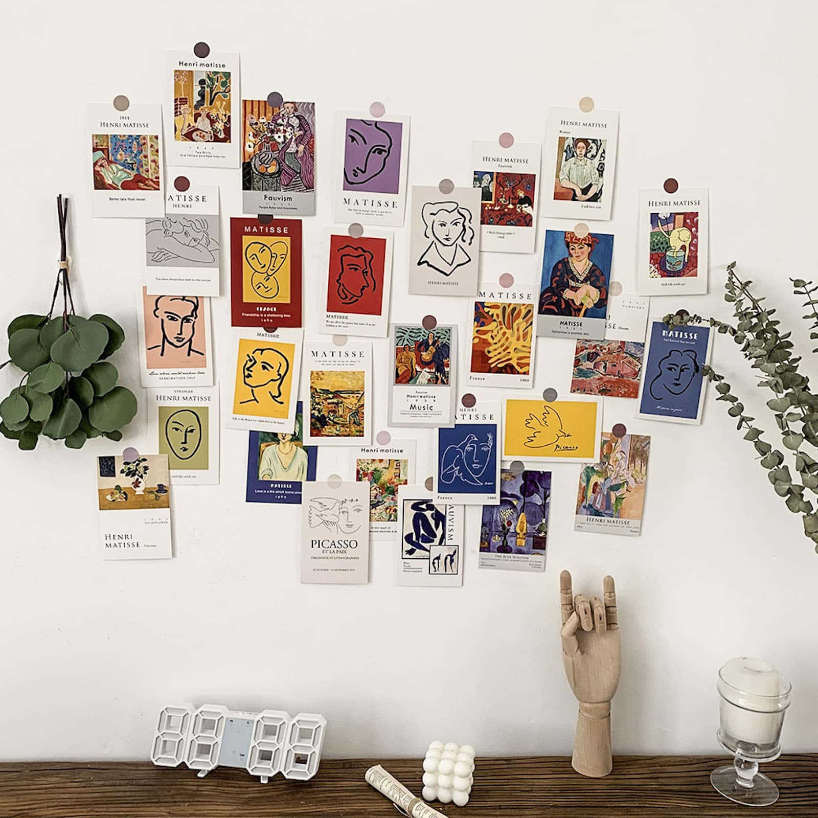 'n Pragtige Estetiese Collage Muurpapier