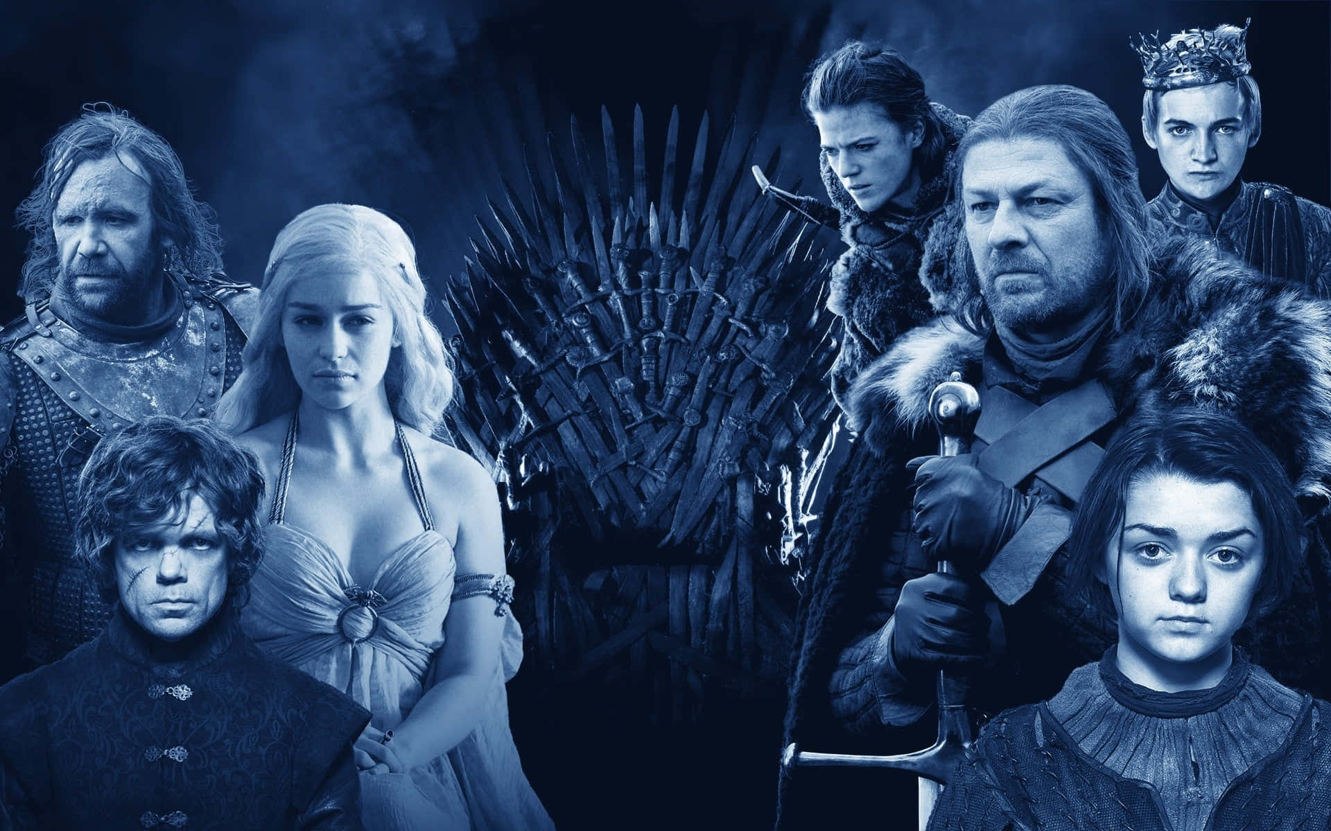 'n Reis deur Westeros Muurpapier