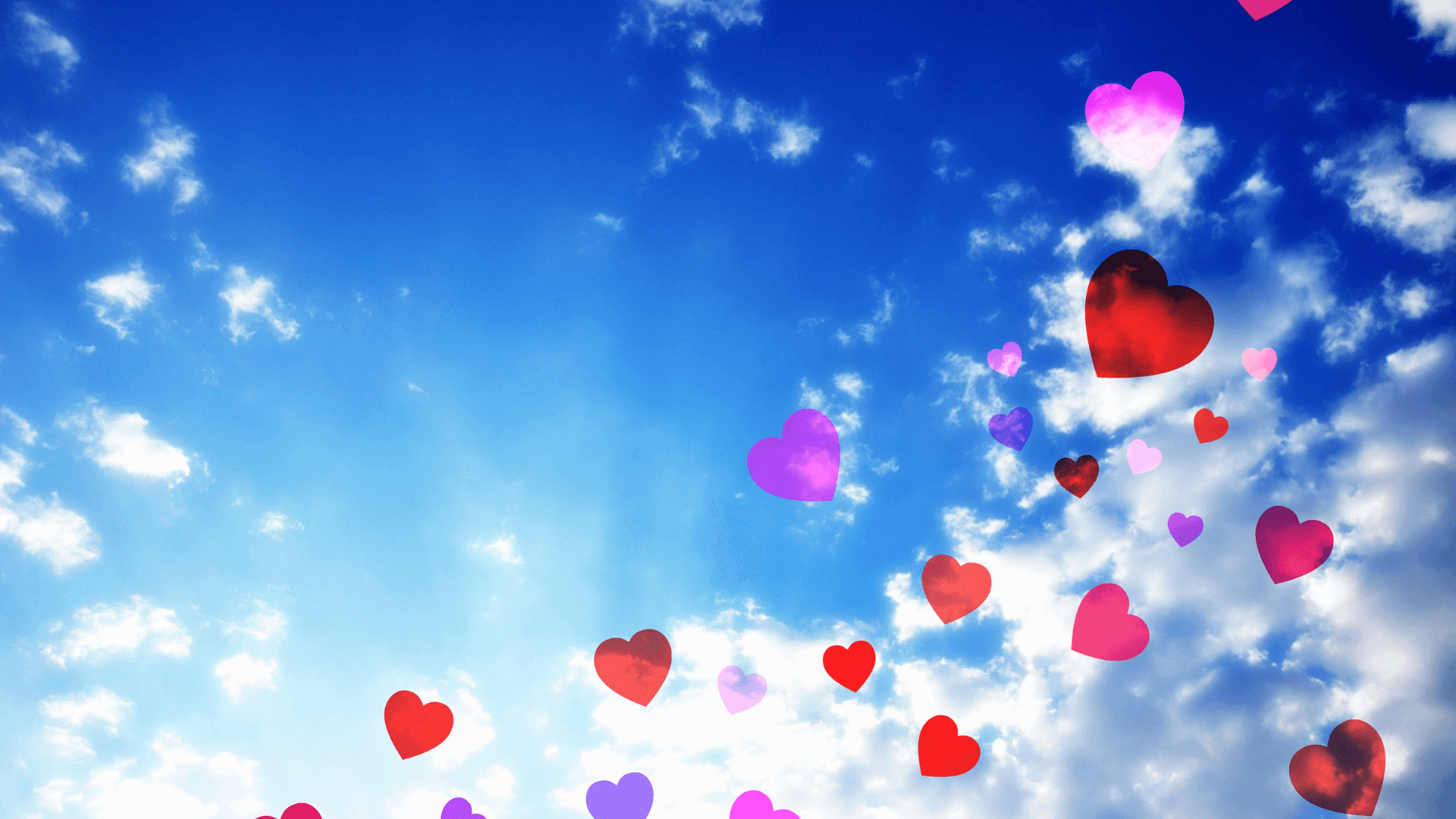 'n Romantiese geskenk vir jou spesiale iemand - 'n pragtige liefdeshart-agtergrond Muurpapier
