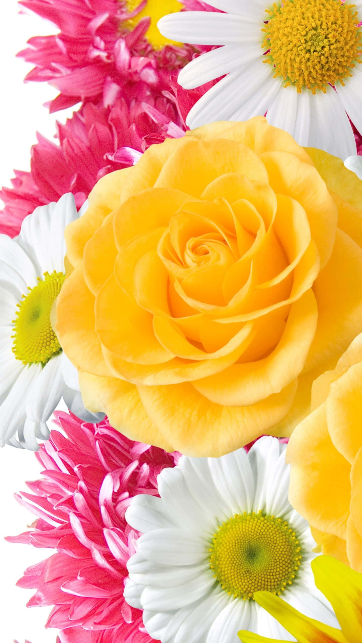 'n ruiker blomme Muurpapier