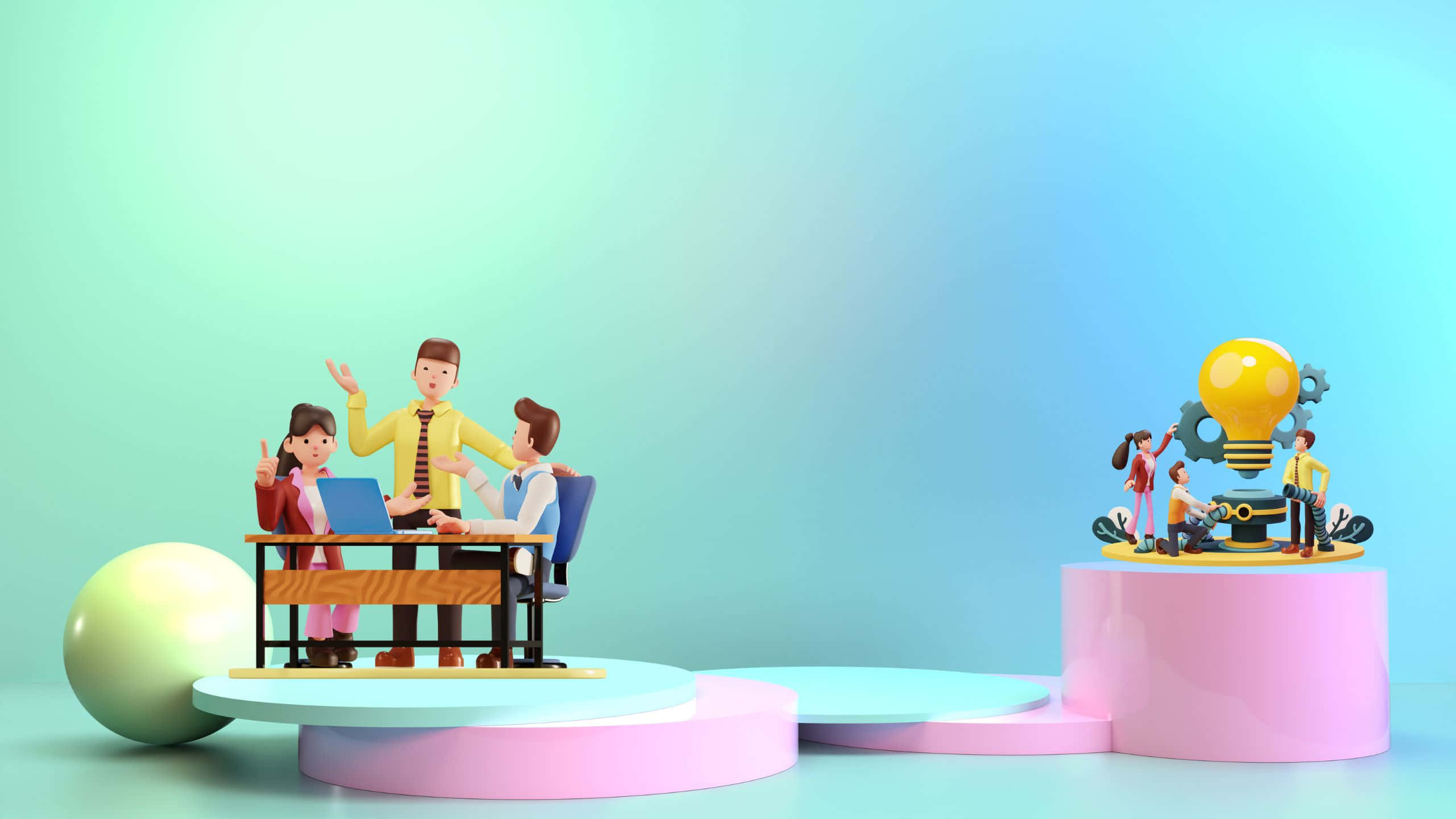 'n Rustige sonsopkoms vanaf die oewer van 'n meer gesien. Muurpapier