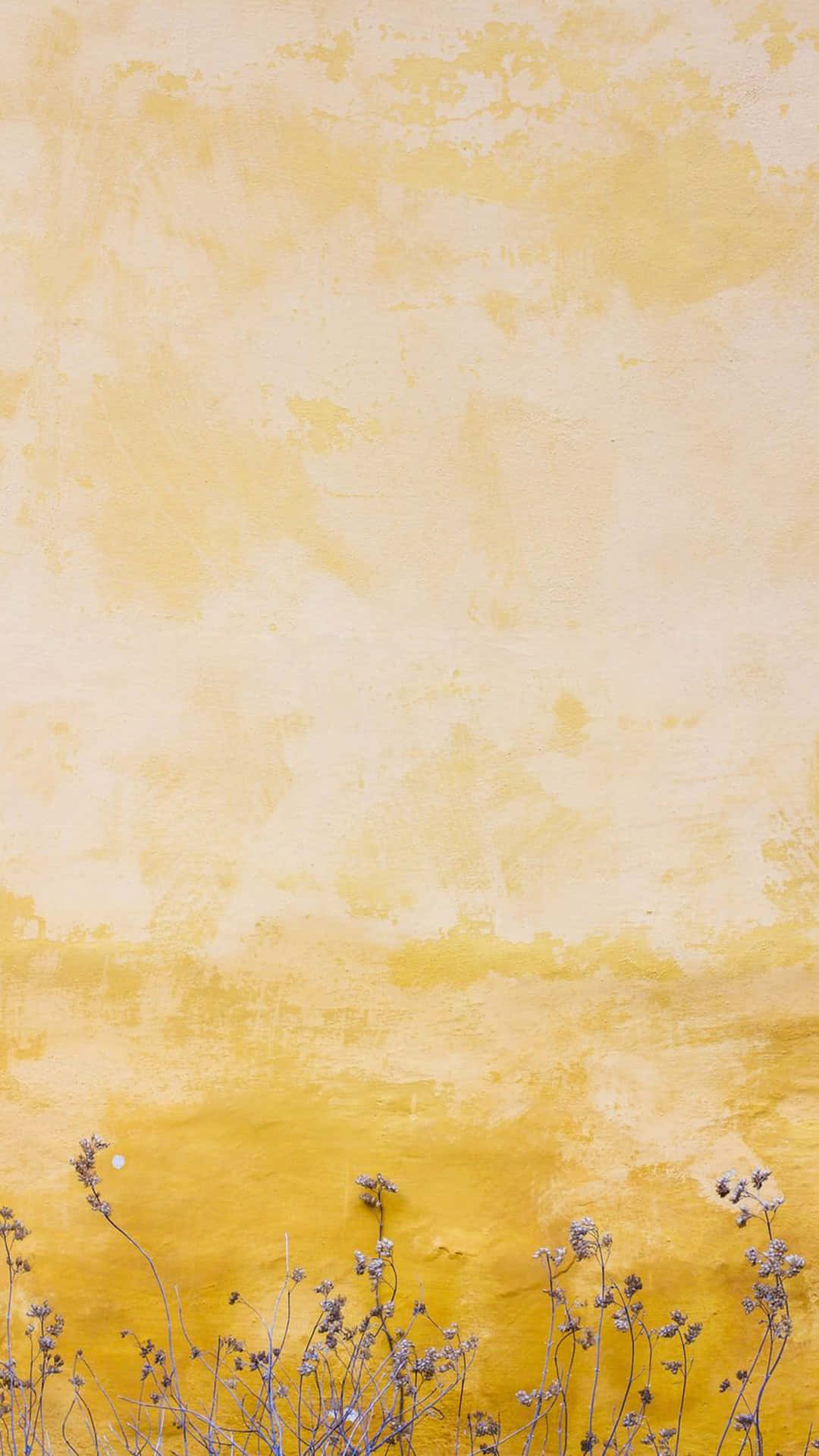 'n Rustige toneel van 'n pastelgeel agtergrond Muurpapier