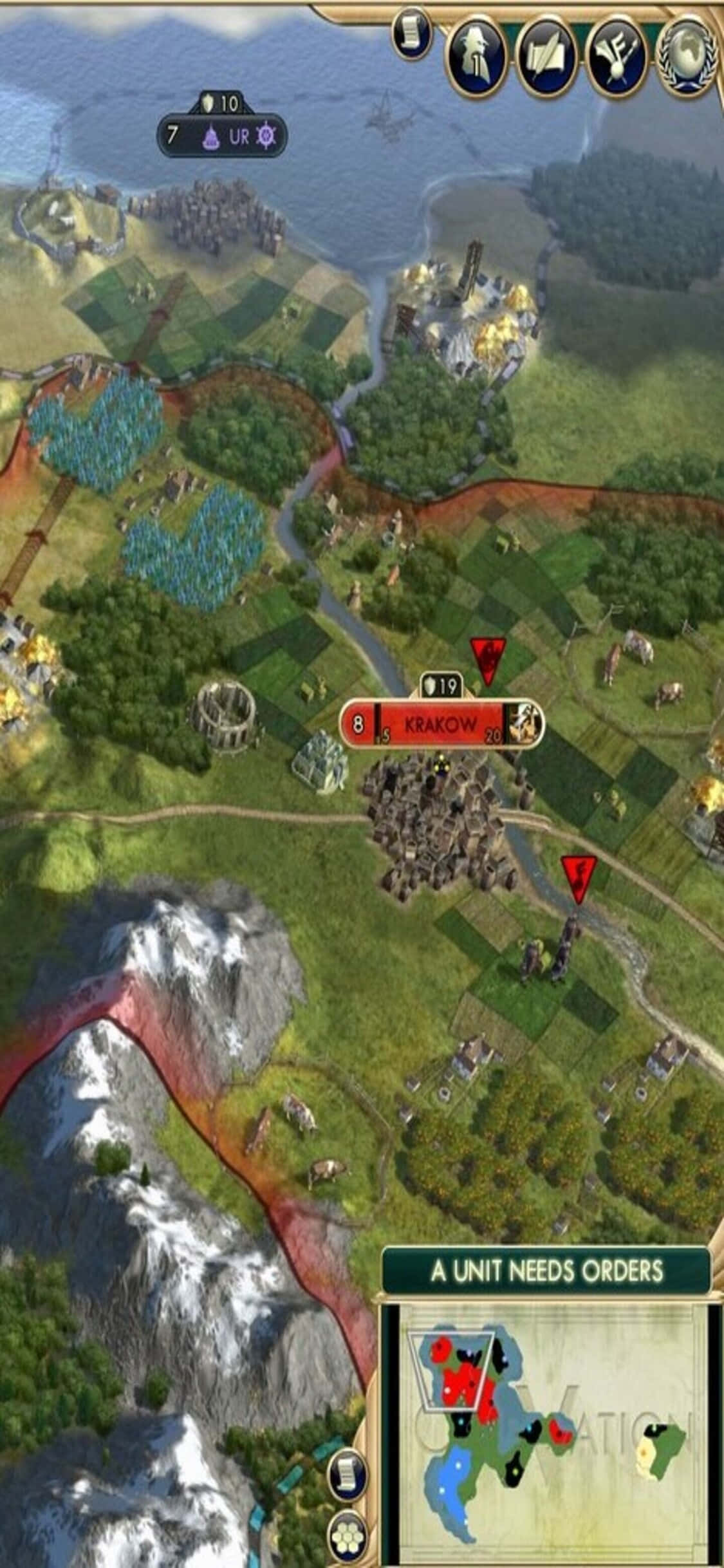 'n skermskoot van die speletjie civilization Muurpapier