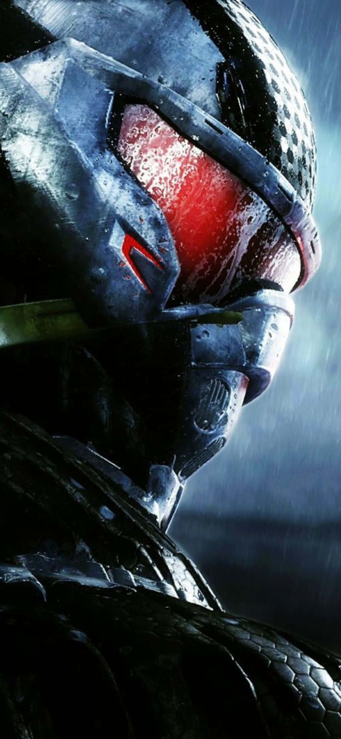 'n Skermskoot van Crysis 3 op 'n iPhone X Muurpapier