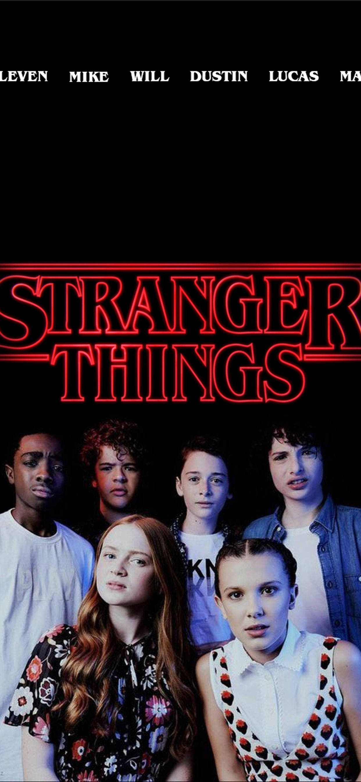 'n Skoen, estetiese Stranger Things-omgewing Muurpapier
