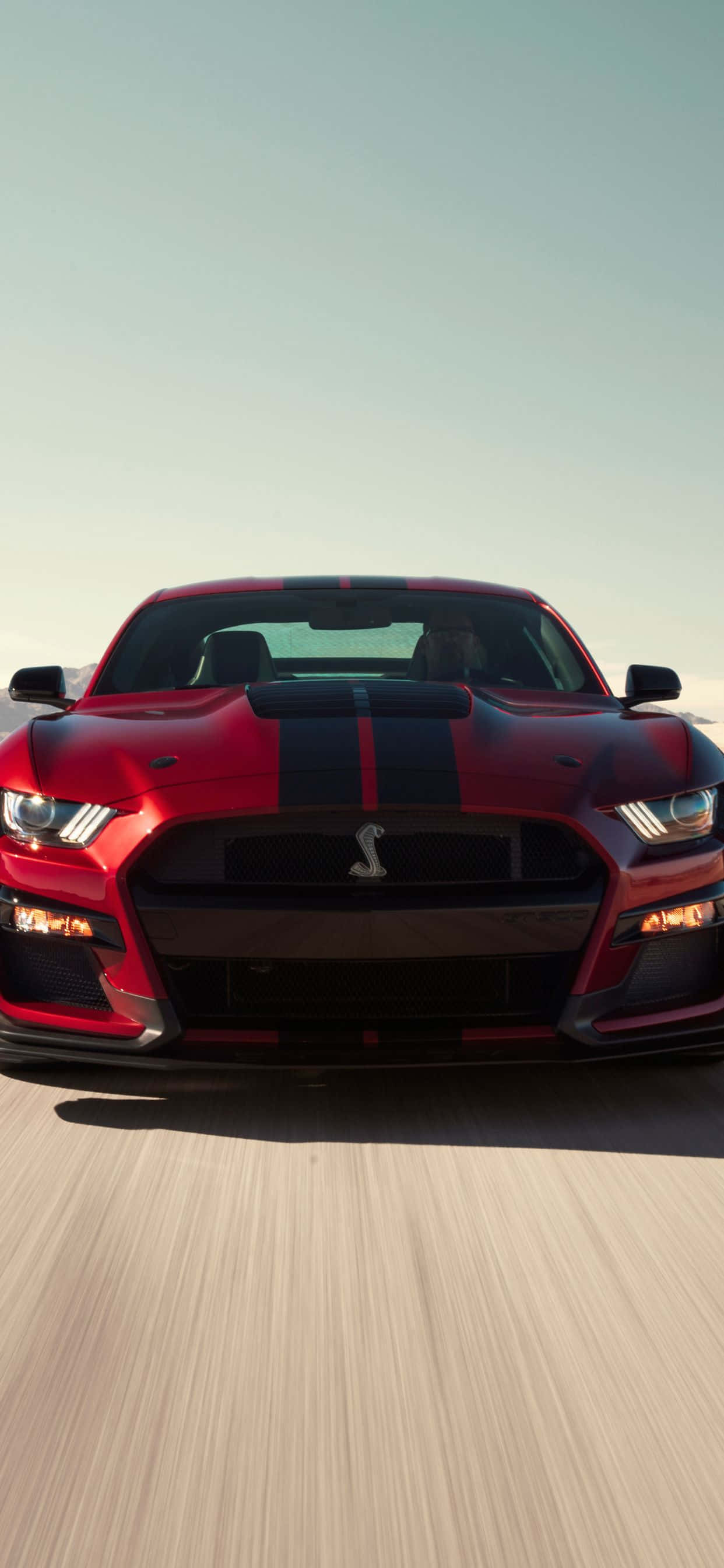 'n Skoon Mustang iPhone, perfek vir enige aanhanger Muurpapier