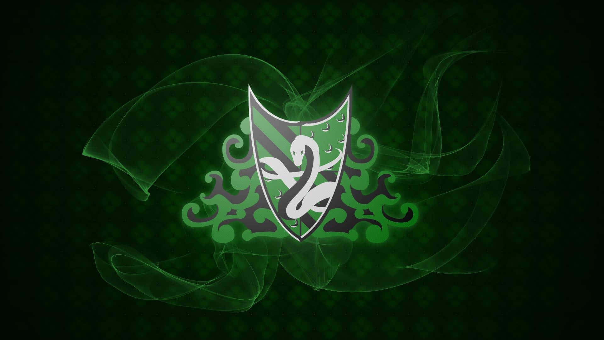 'n Slytherin-estetika met 'n toebottel Muurpapier