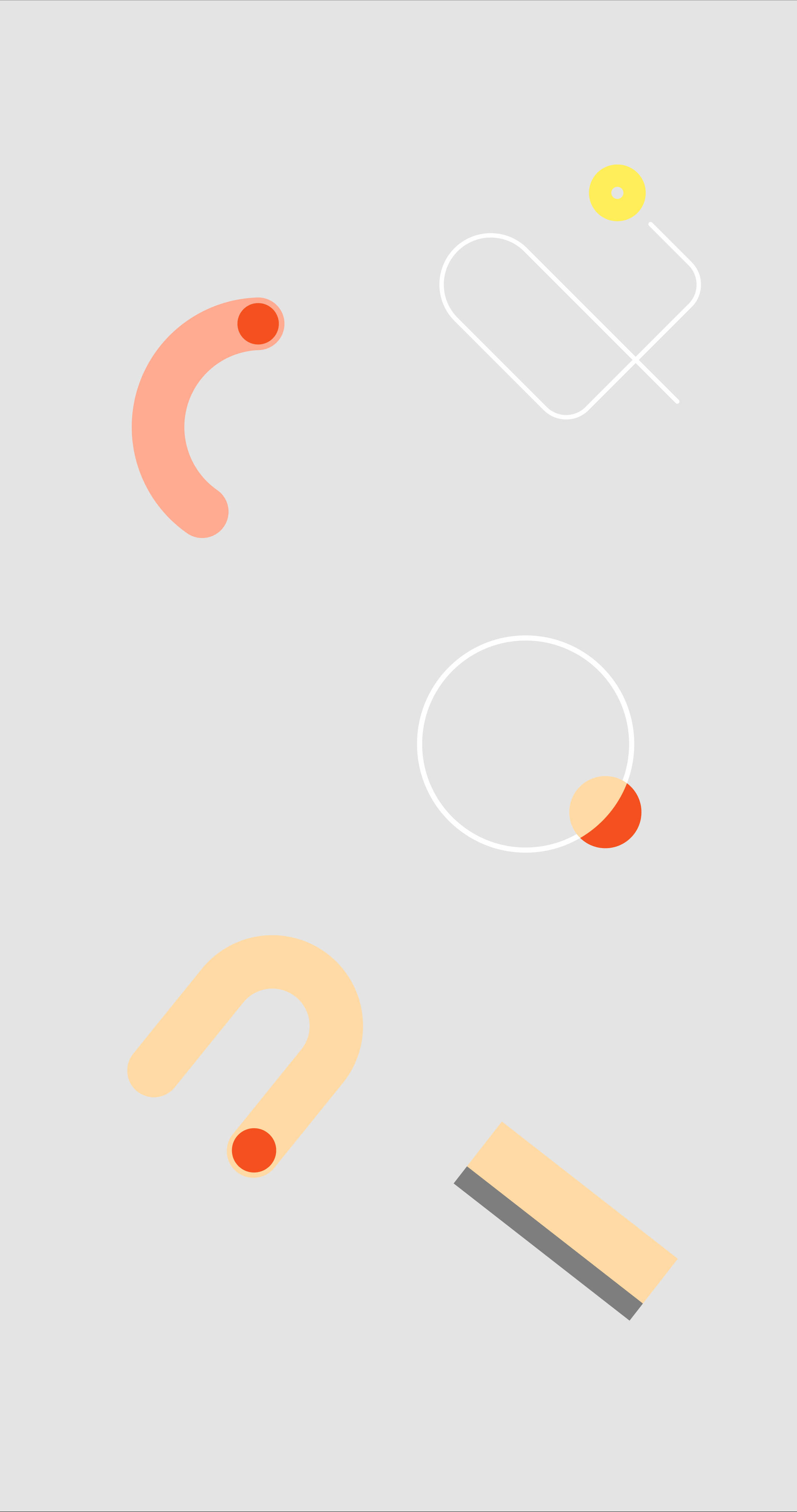 'n stel geometriese vorms en lyne Muurpapier