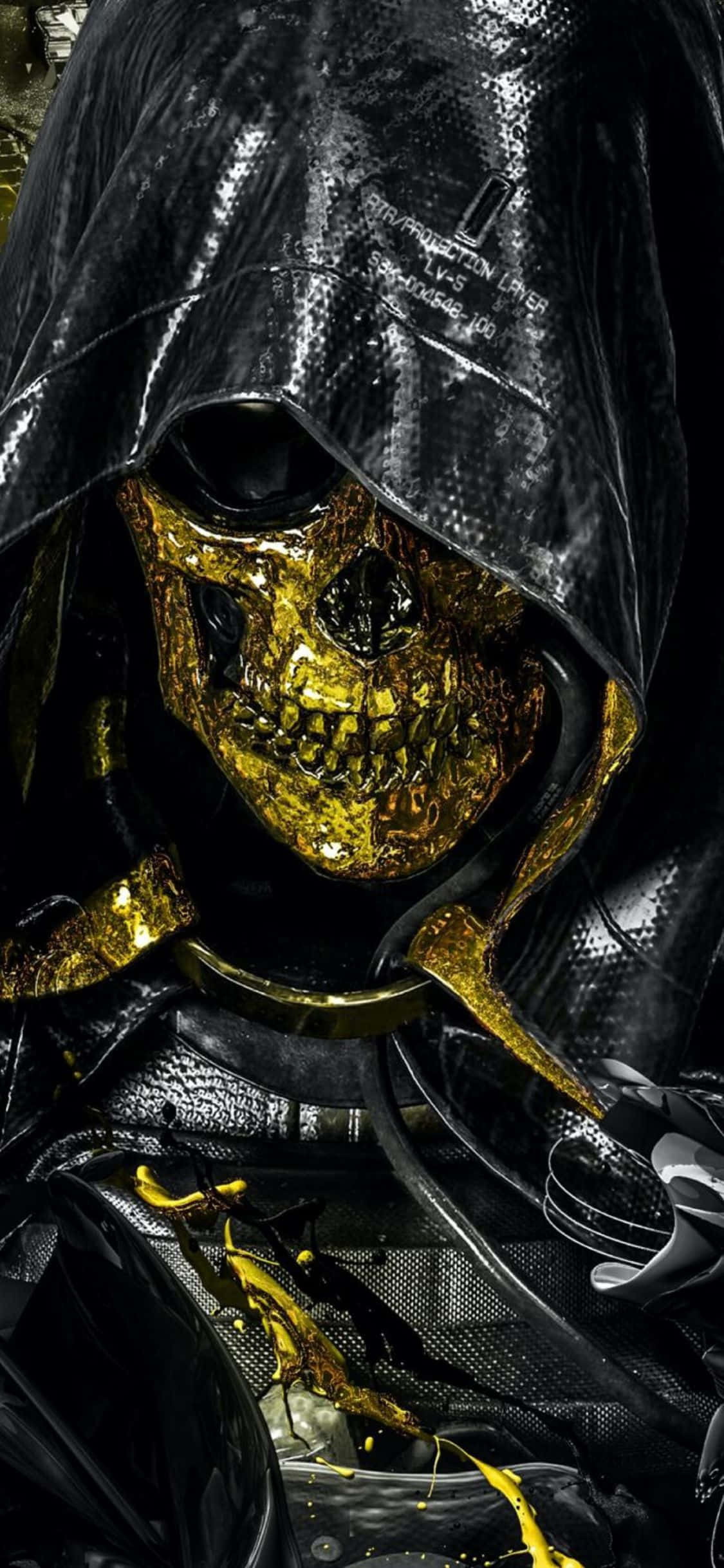 'n Uitsig van die son wat weerspieël word in die Death Stranding-videospeletjie Muurpapier