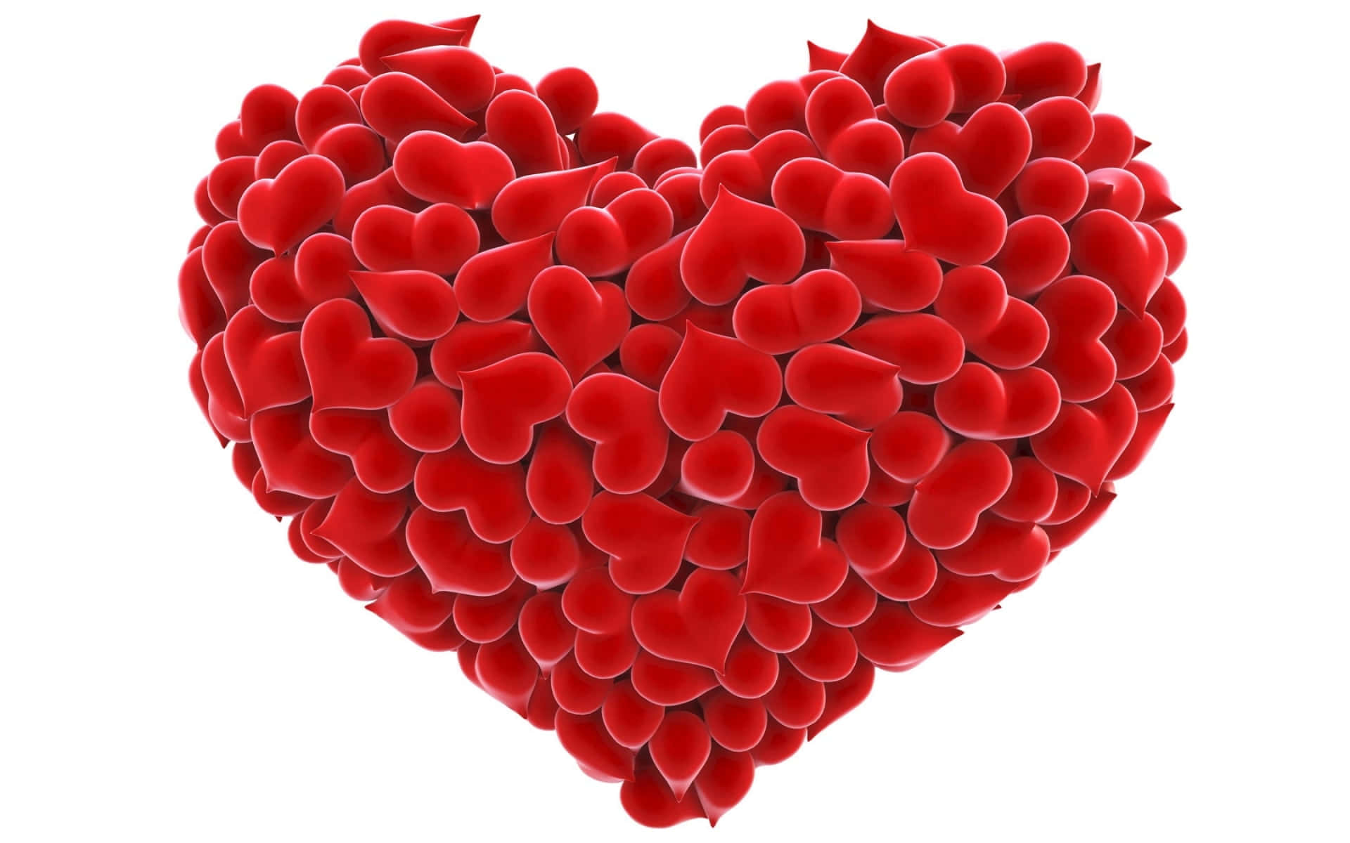 'n Viering van liefde met hierdie Estetiese Hart-muurpapier Muurpapier