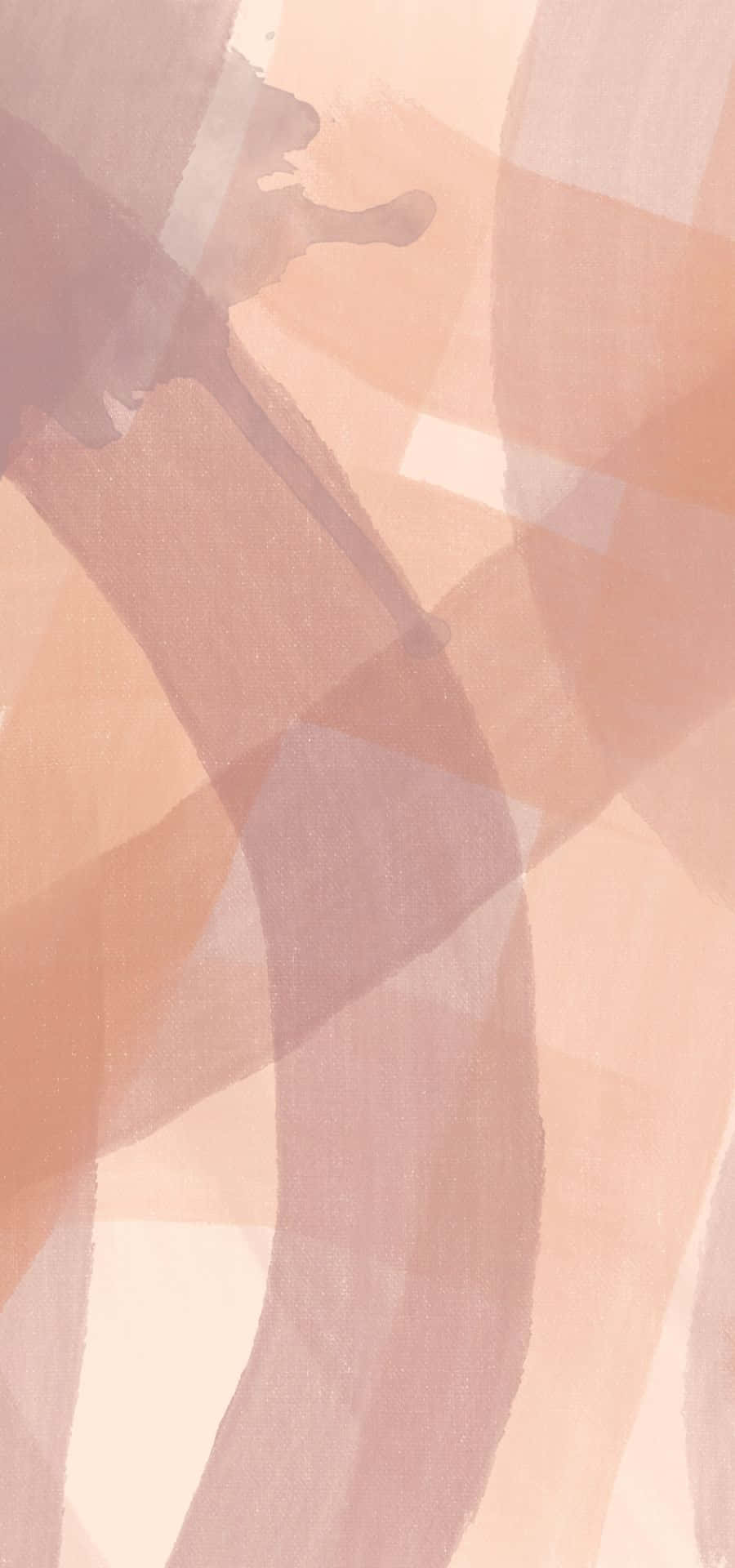 'n waterverf skildery van 'n pienk en beige agtergrond Muurpapier