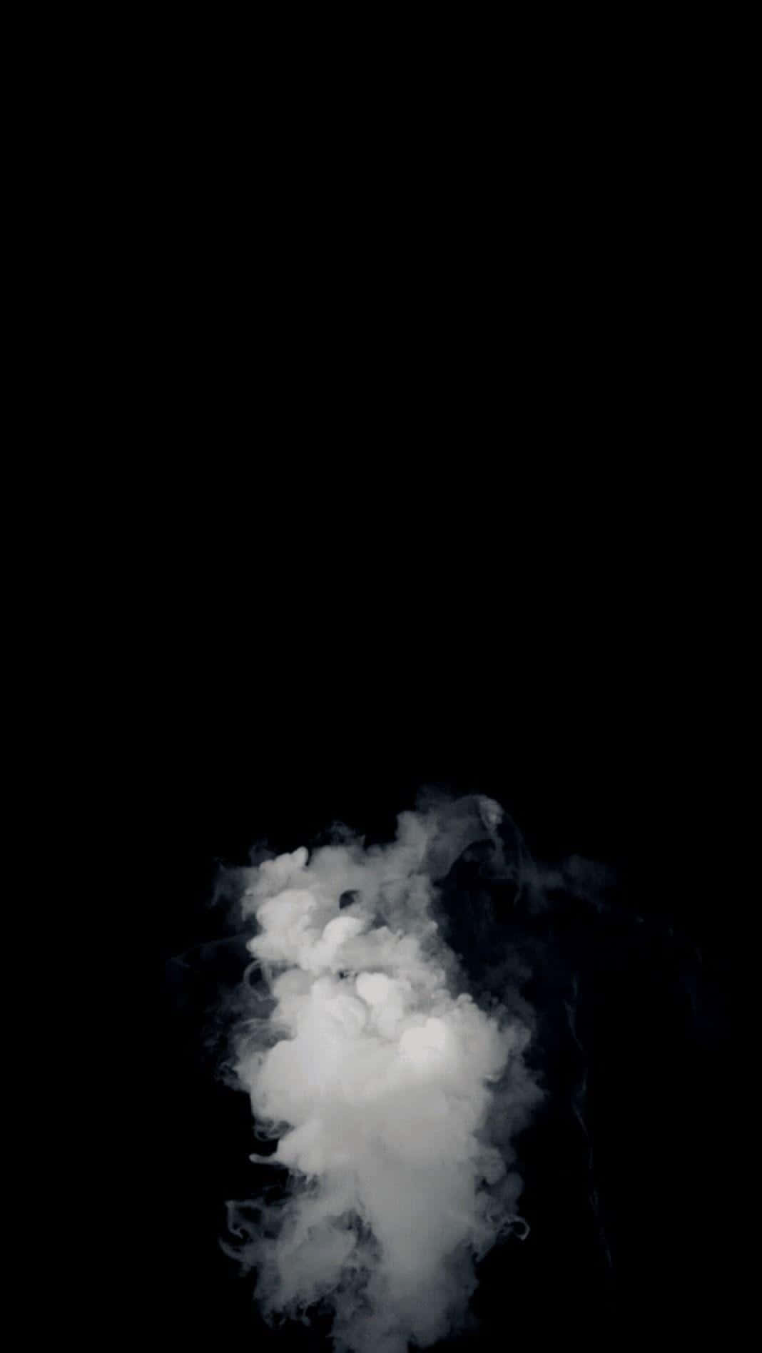 'n wit wolk wat in die lug sweef Muurpapier