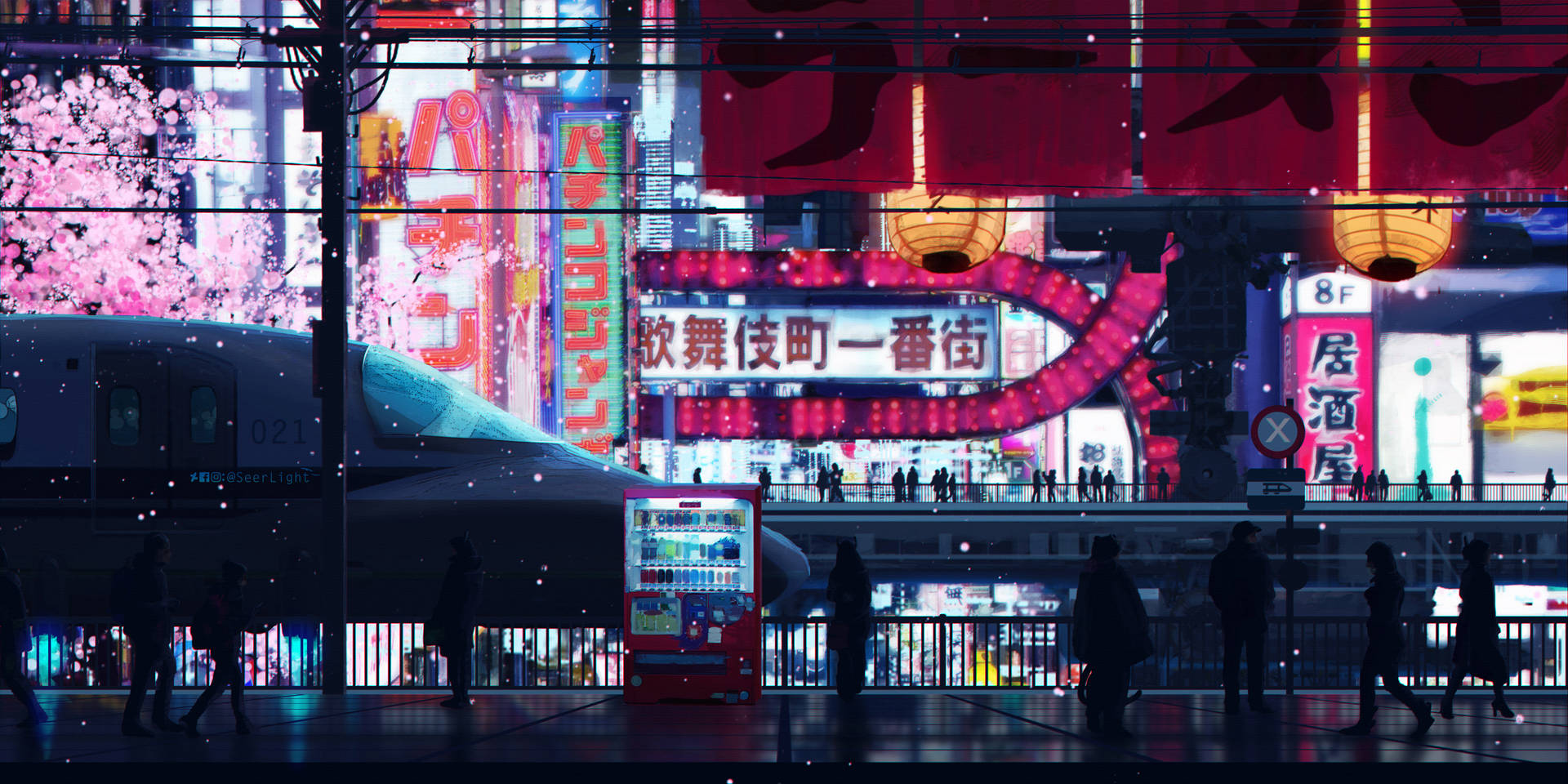 Nag lewe anime 4k agtergrond — 4K anime GIF Muurpapier