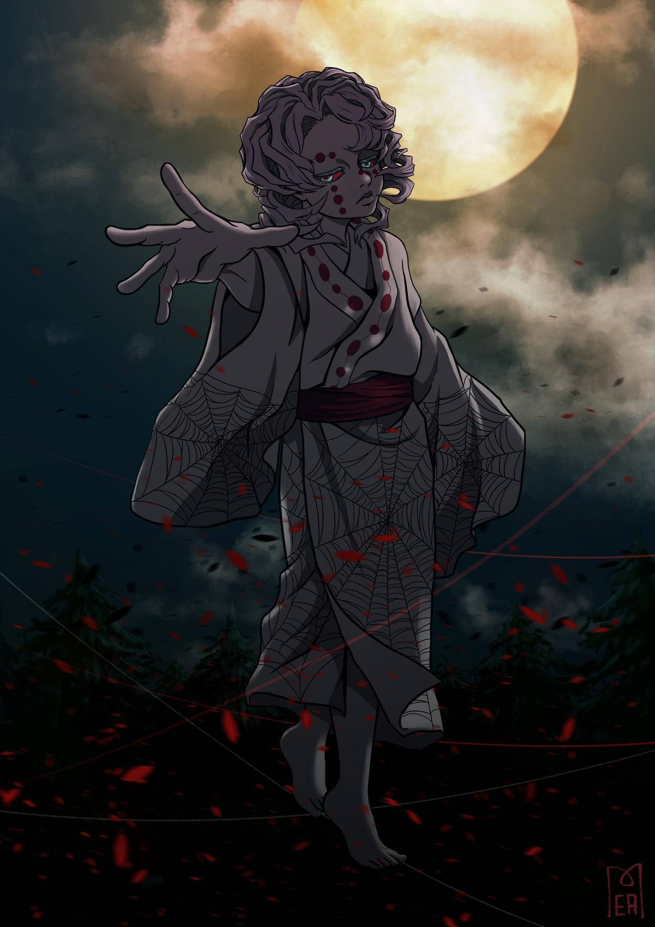 Nag met Rui Demon Slayer Muurpapier