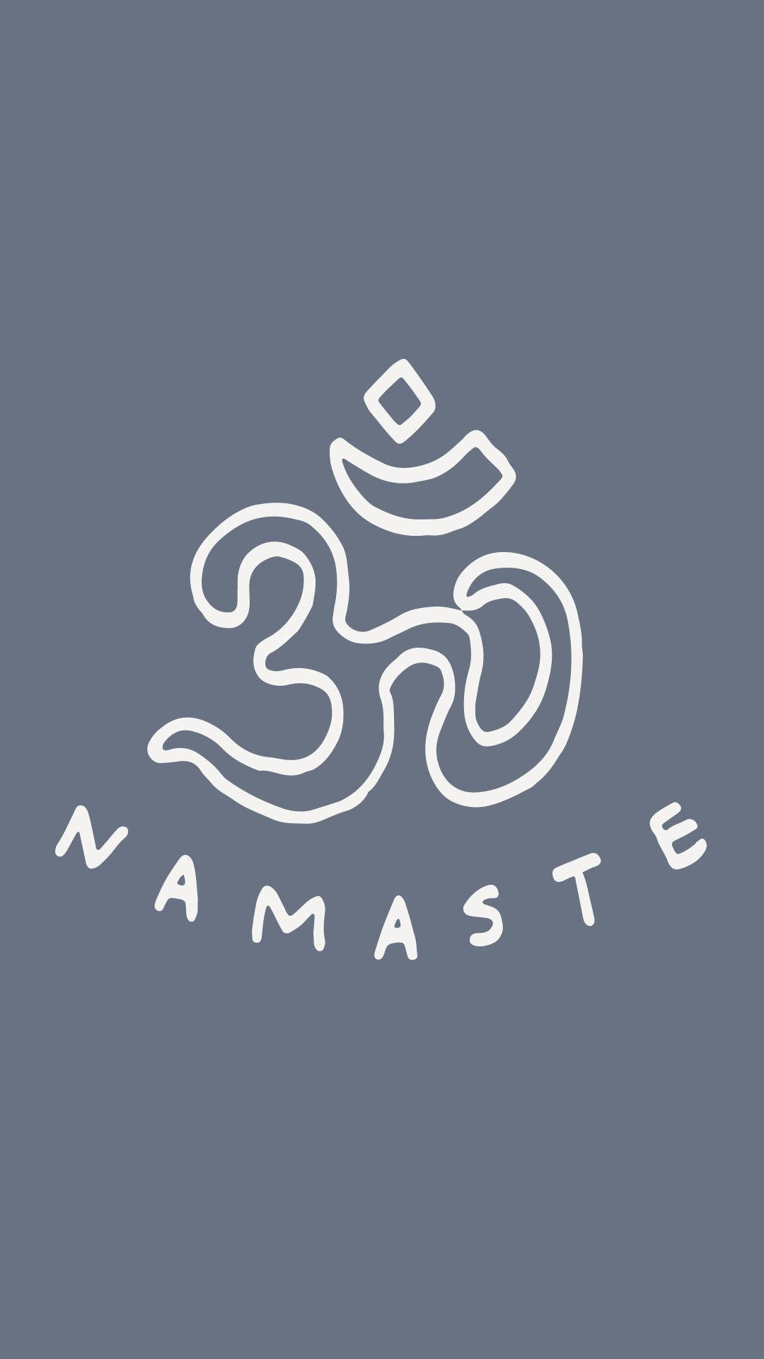 Namaste Geestelike Estetiek Muurpapier