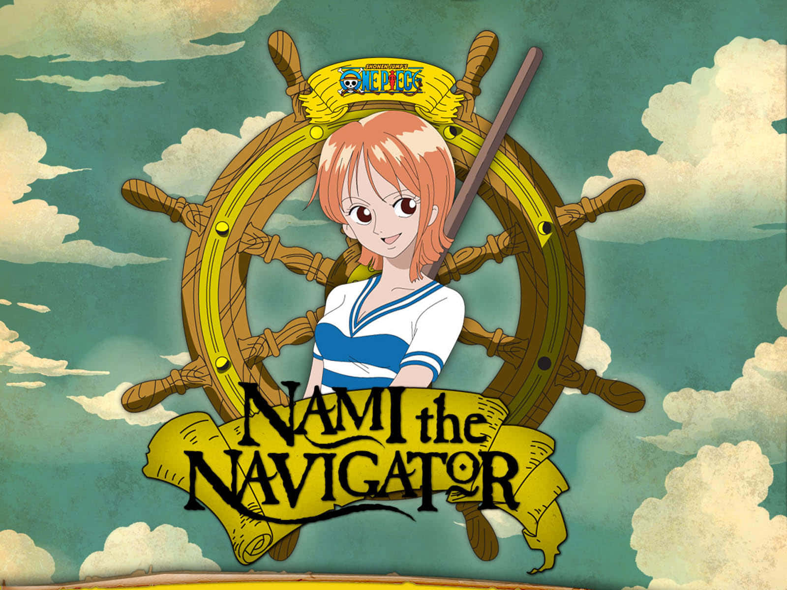 Nami One Piece Die Navigator Muurpapier