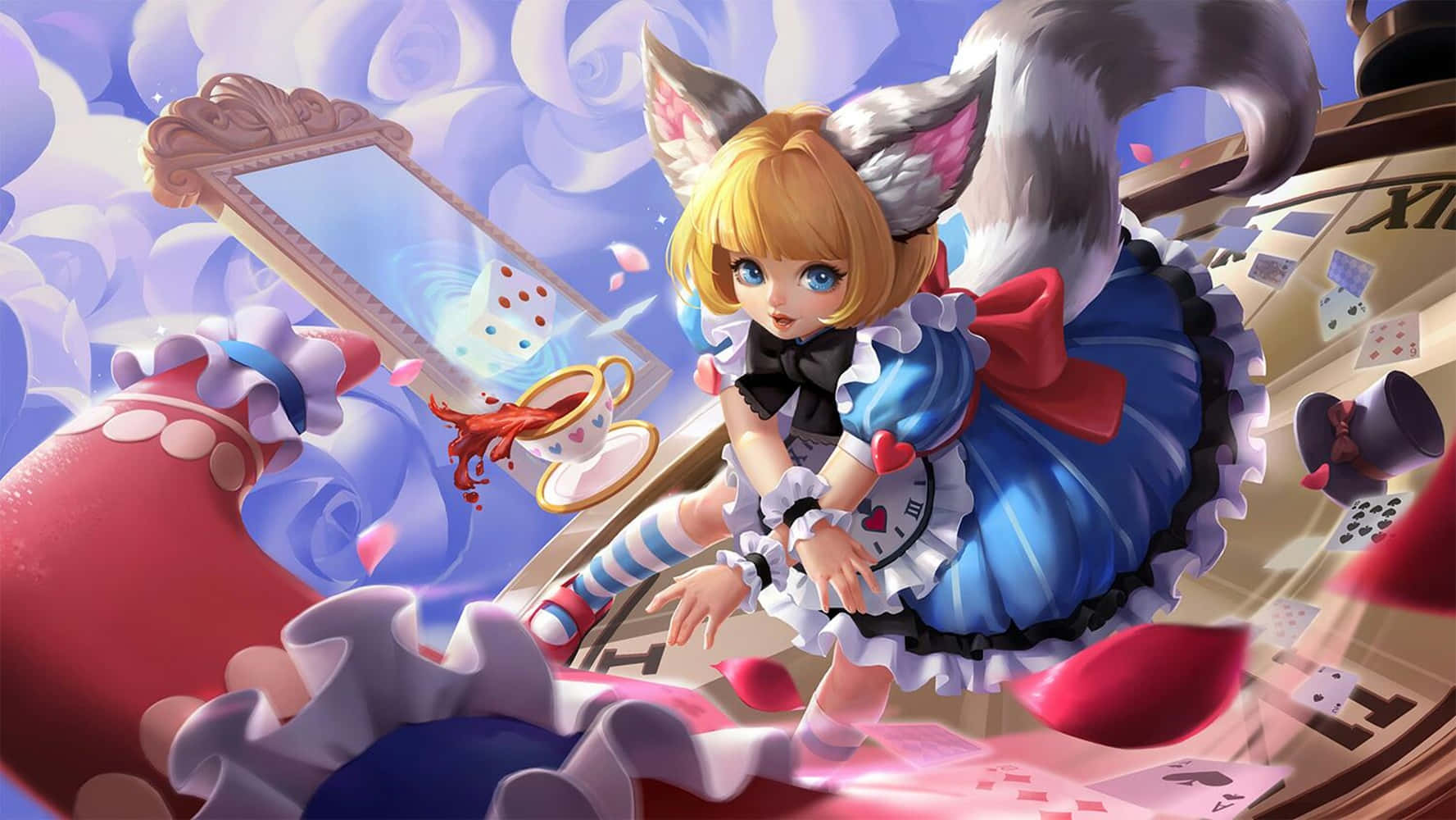Nana Mobile Legends Spieël Teekoppie Muurpapier