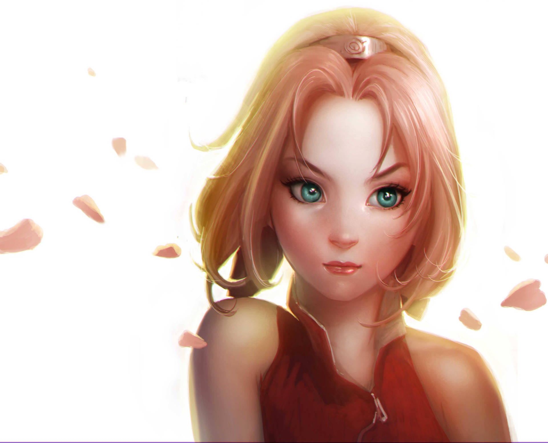 Naruto 4K pragtige Sakura-agtergrond — Naruto 4K GIF Muurpapier