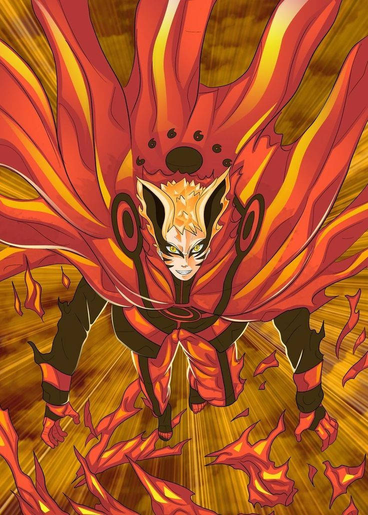 Naruto Baryon-modus Fan-kuns Muurpapier