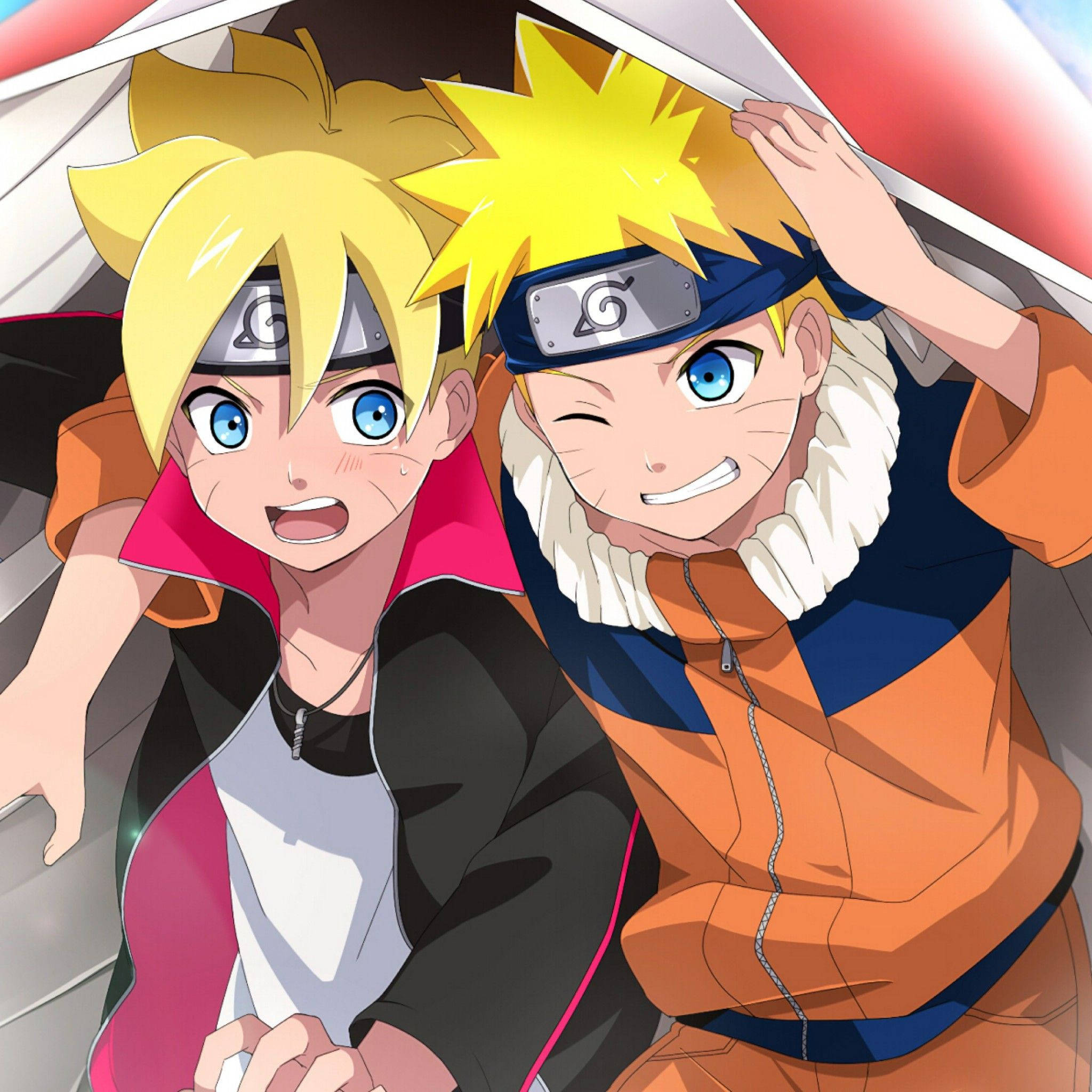 Naruto Boruto Kinders Plakkaat Muurpapier