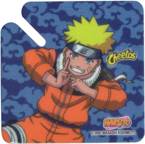 Naruto Cheetos Promosiekaart Muurpapier