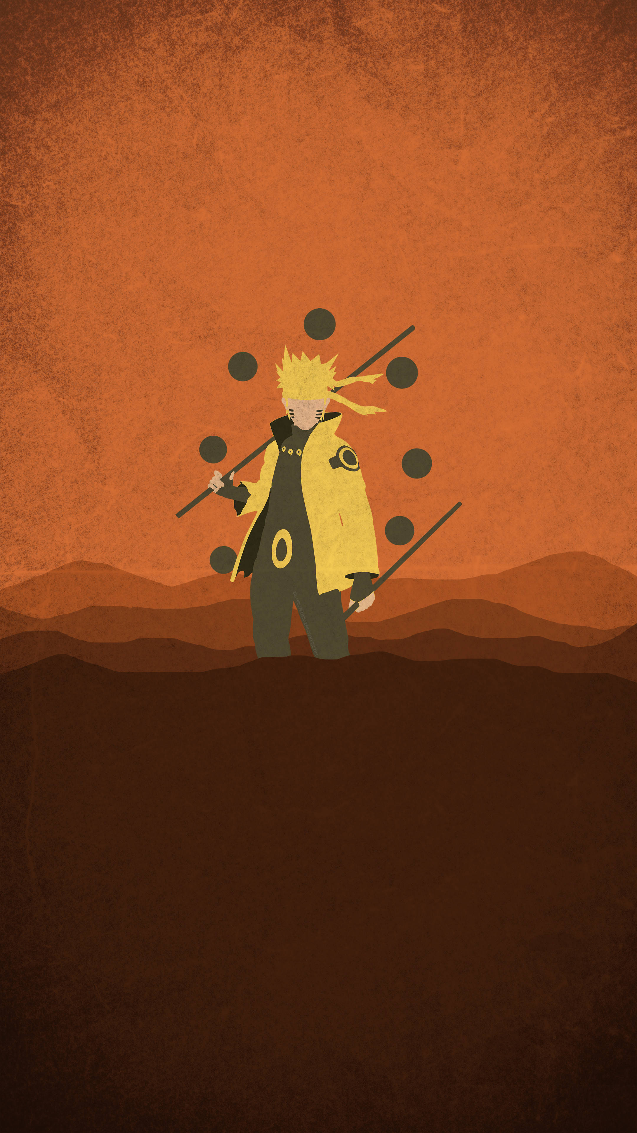 Naruto Foon Naruto Ses Paaie Muurpapier