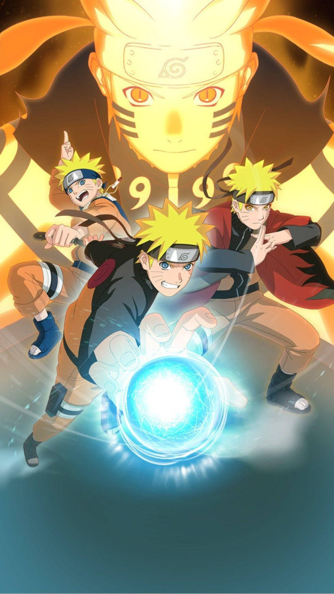 Naruto Foon Weergawes Muurpapier