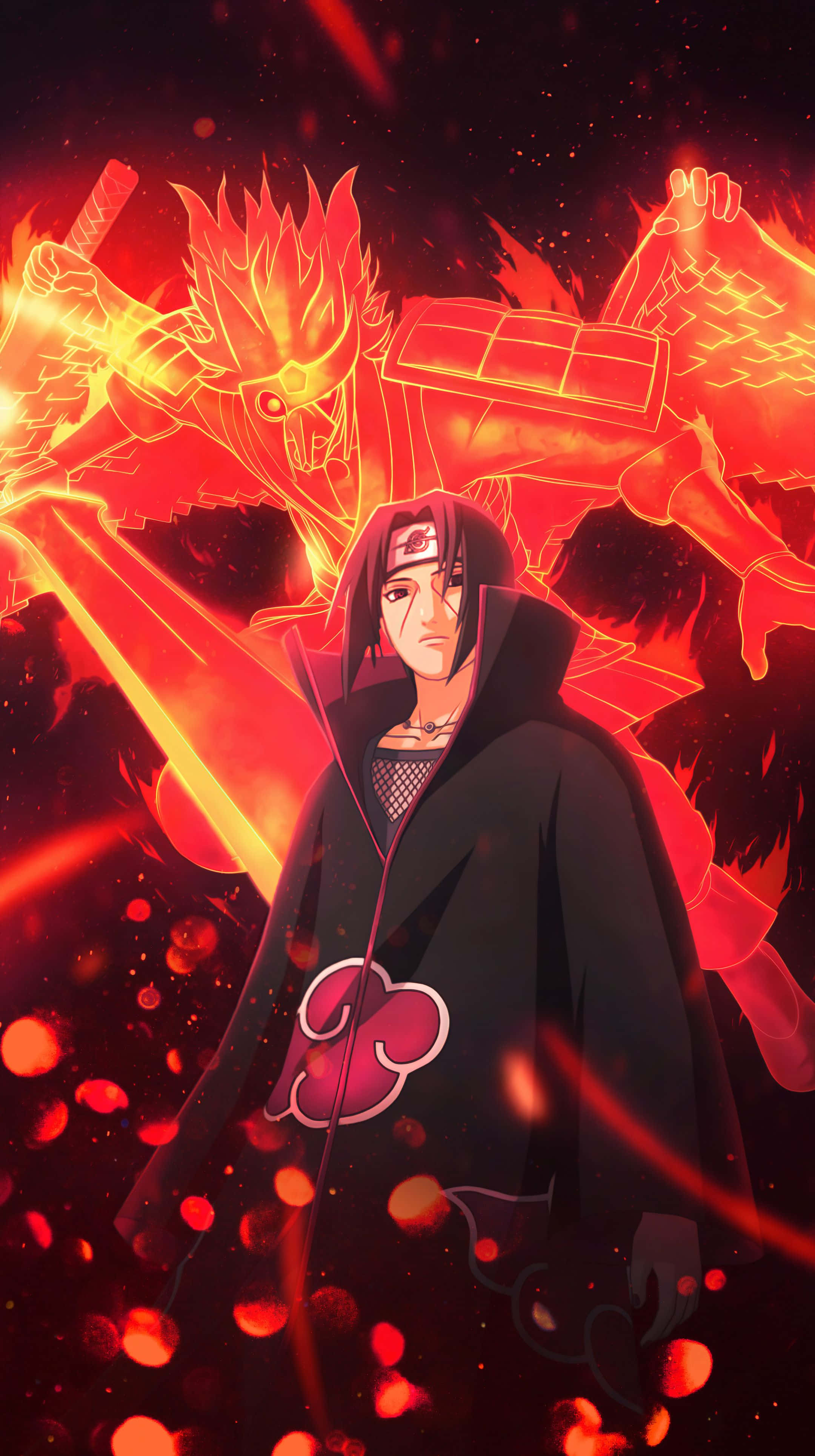 Naruto Itachi Prent Muurpapier