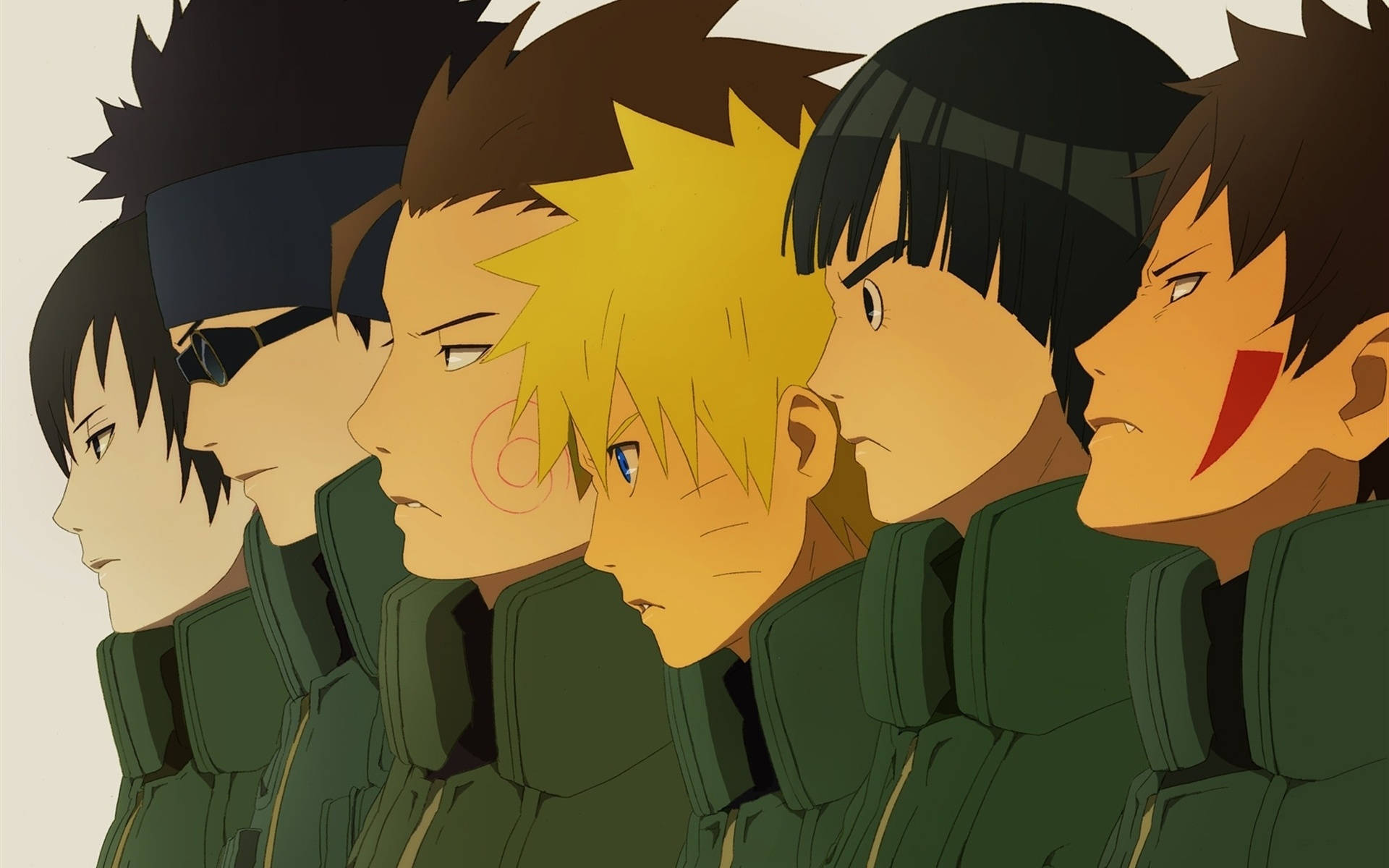 Naruto Karakters Tiener Ninjas Muurpapier