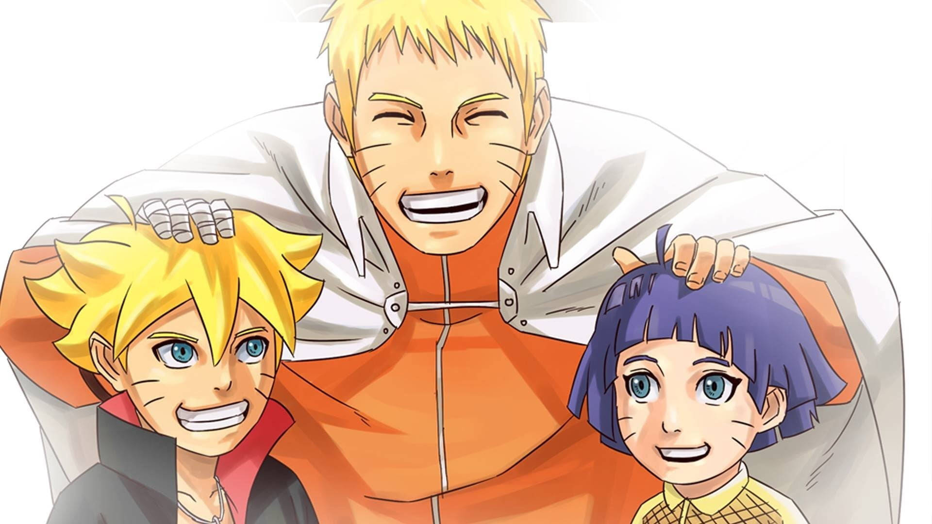Naruto Live Boruto en Himawari Muurpapier
