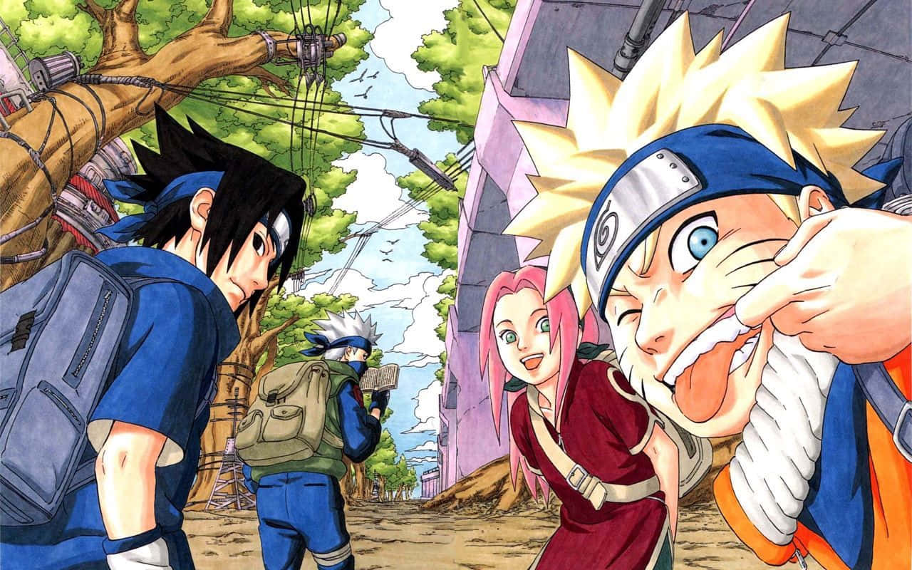 Naruto Manga Anime Span 7 Konoha Muurpapier